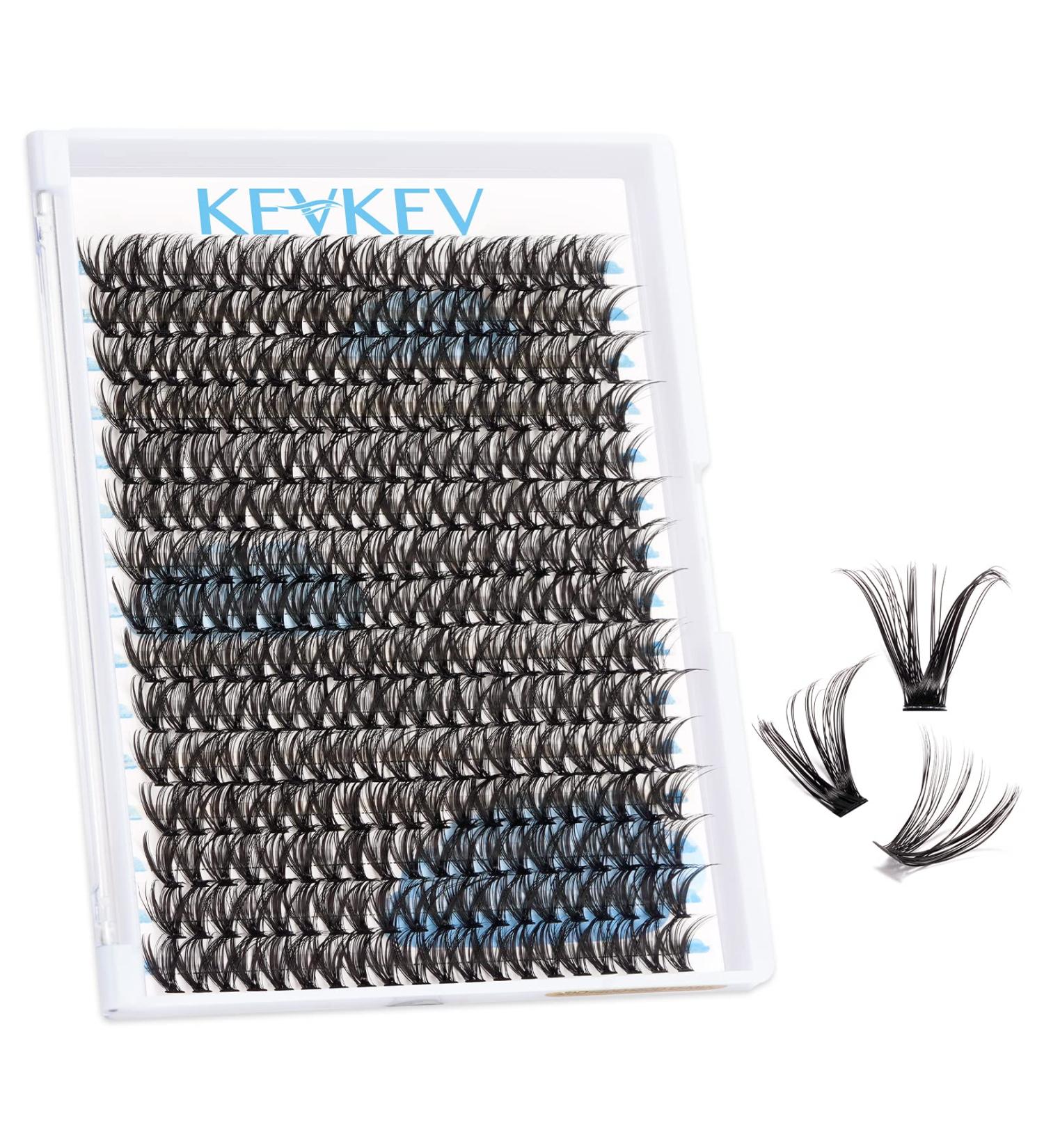 300 Pcs DIY Lash Extension Cluster Lashes | Volume Dramatic Look | Self Application at Home | 40D D-10mm - Buy Online on GoSupps.com