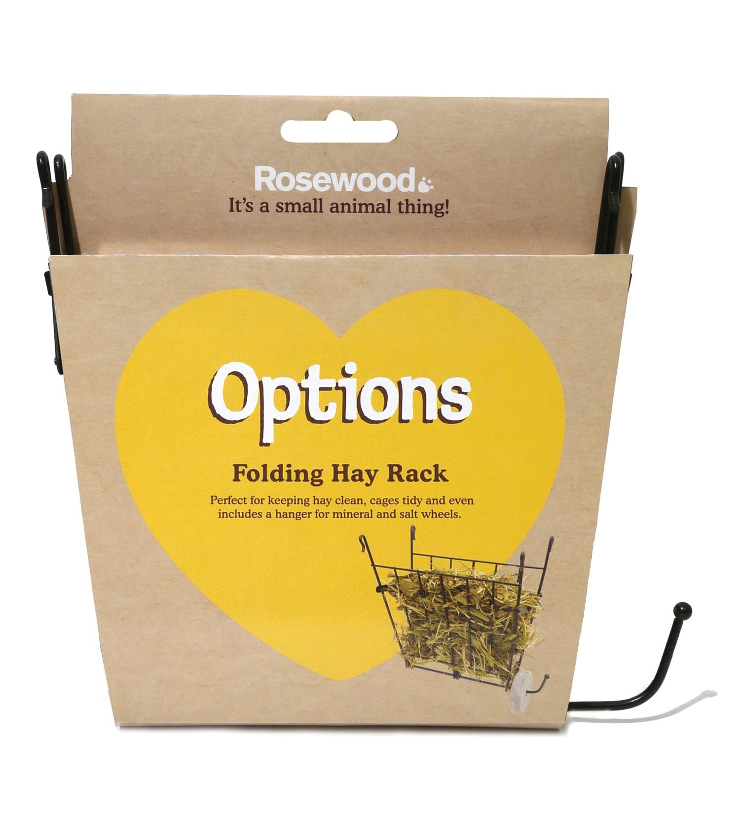 Rosewood Options Folding Wire Hayrack for Small Animals