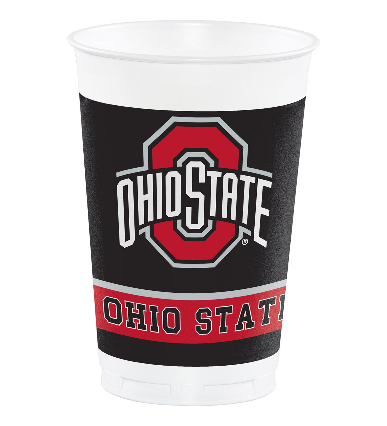 Ohio State University Plastic Cups, 24 ct