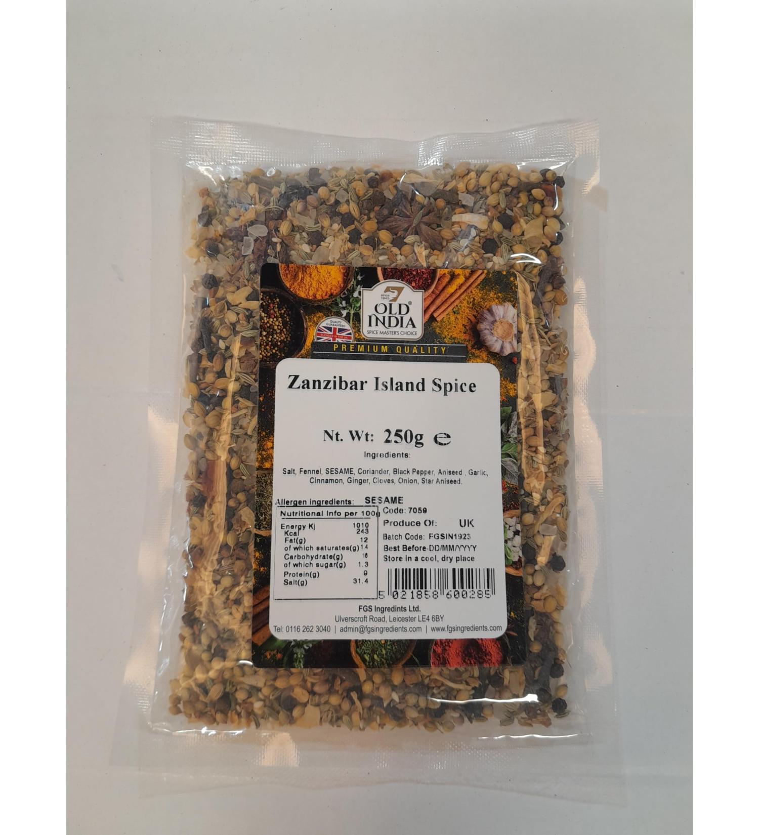 Old India Zanzibar Island Spice 250g