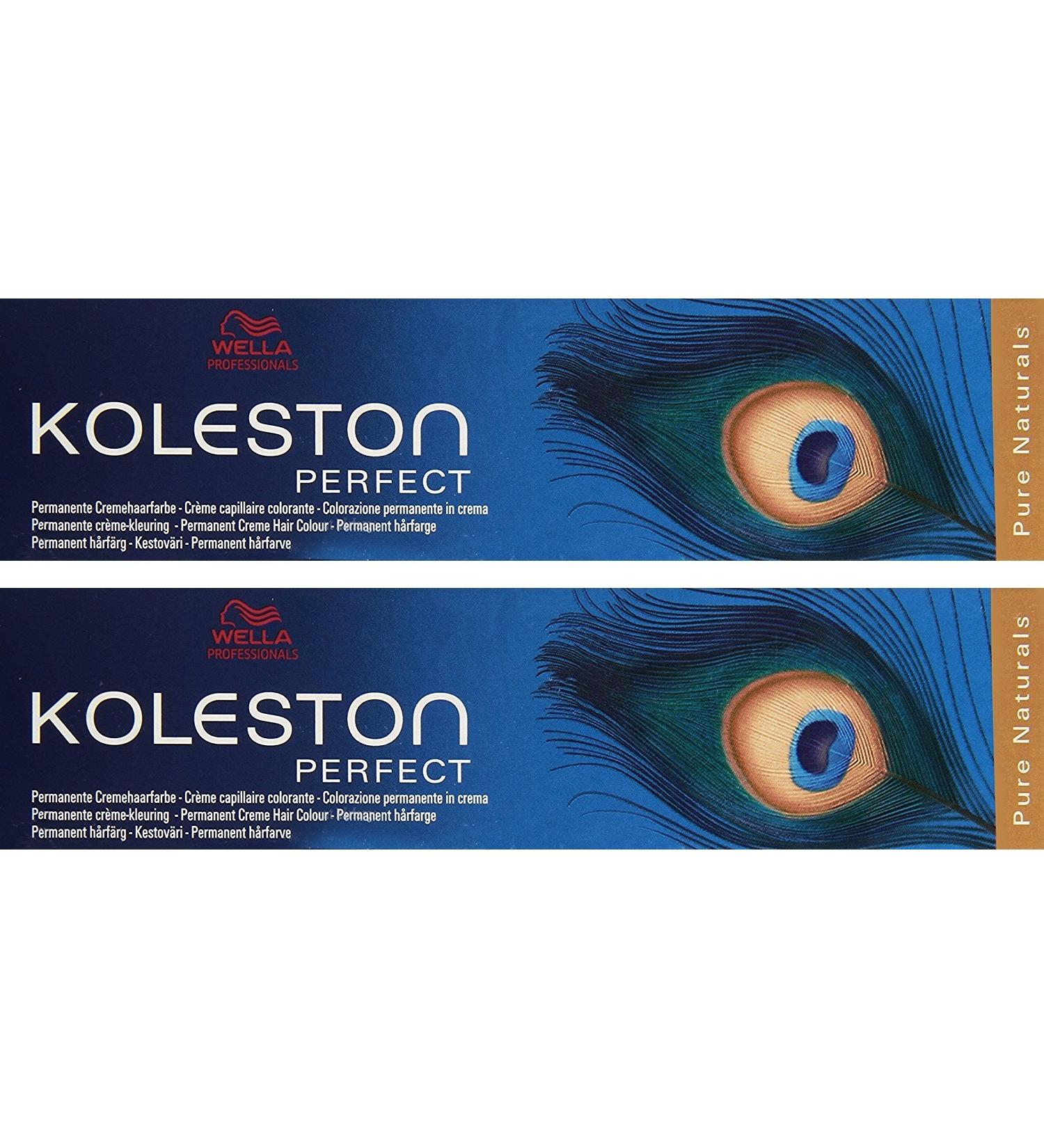 Wella 2 pack Wella Koleston Perfect 60ml 9/04 Light Blonde Natural Red (Pure Naturals)