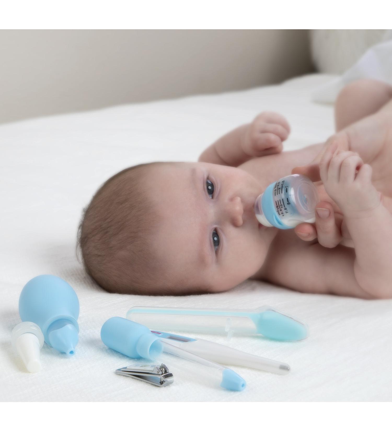 Nuby Complete Nursery Care Medical Kit - Small 7-Piece Set (Blue) for Healthy Baby - Buy Online on GoSupps.com