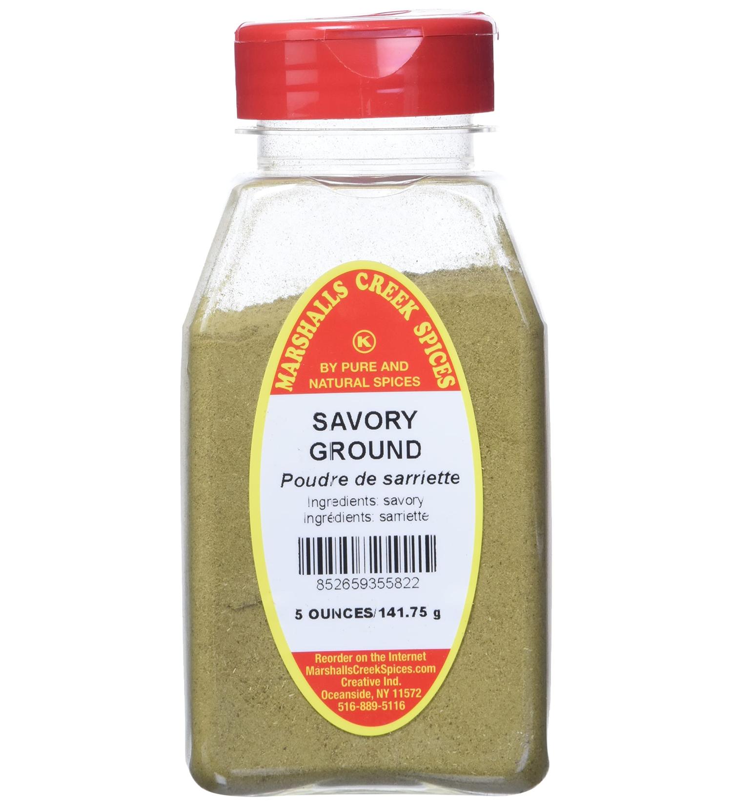 Marshalls Creek Spices Savory Ground 5 Ounce - Freshly Packed for Superior Flavor - Buy Online on GoSupps.com