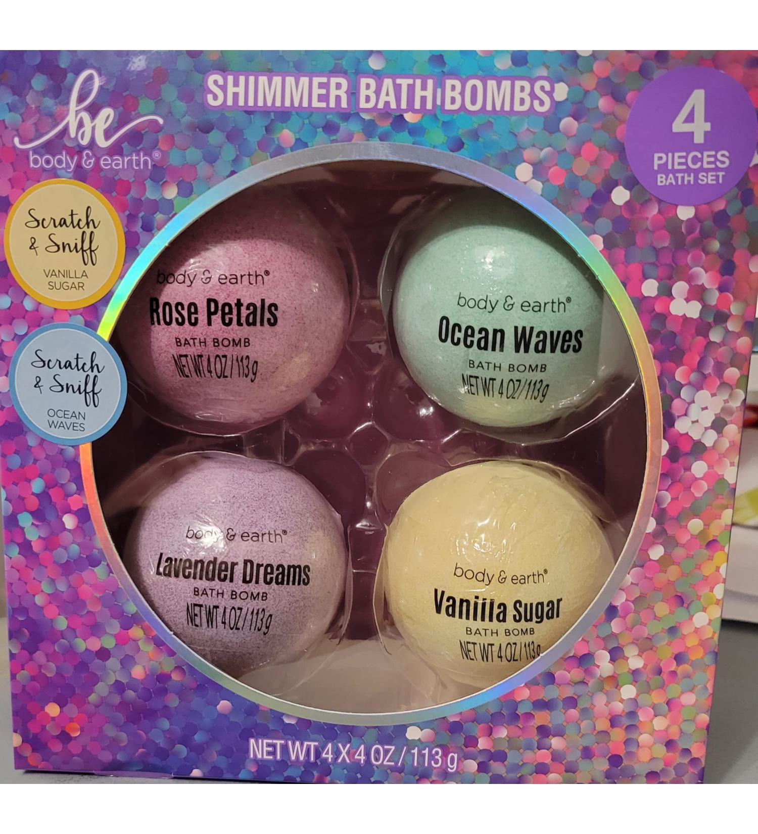 Body & Earth Shimmer Bath Bombs