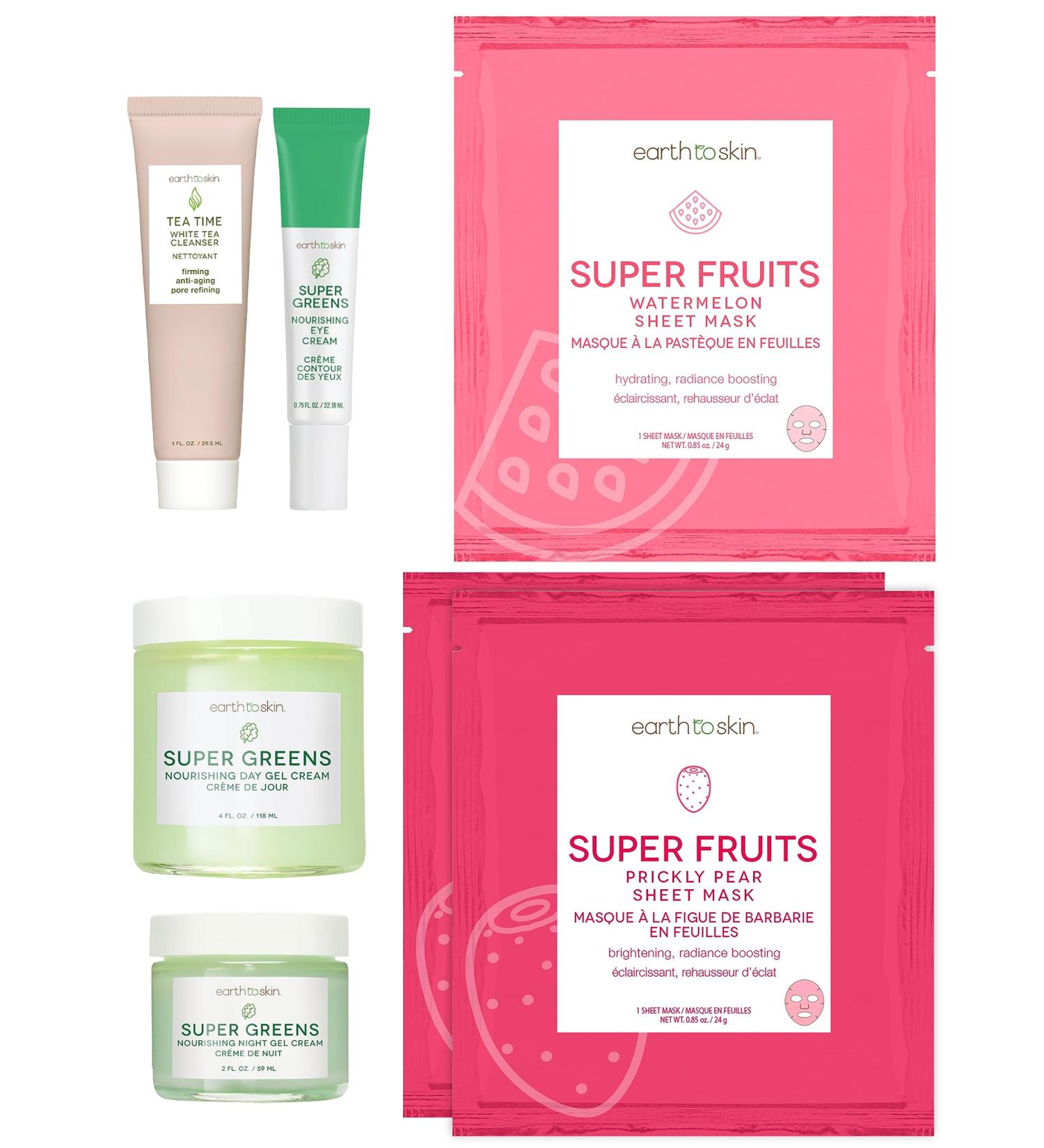 Earth To Skin Self Care Discovery Set - Natural Skincare for Radiant Skin | Shop Internationally - Buy Online on GoSupps.com