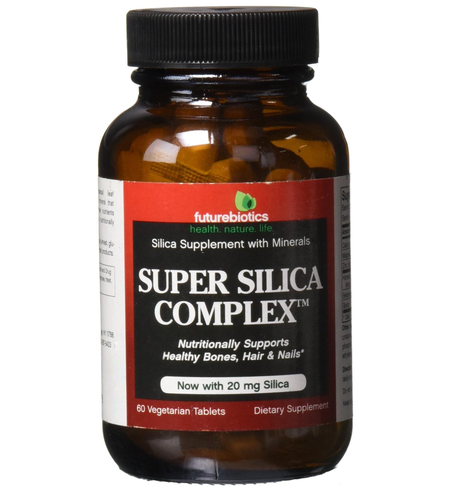 Futurebiotics Super Silica Complex 60 Tabs | Support Healthy Hair, Skin & Nails - Buy Online on GoSupps.com