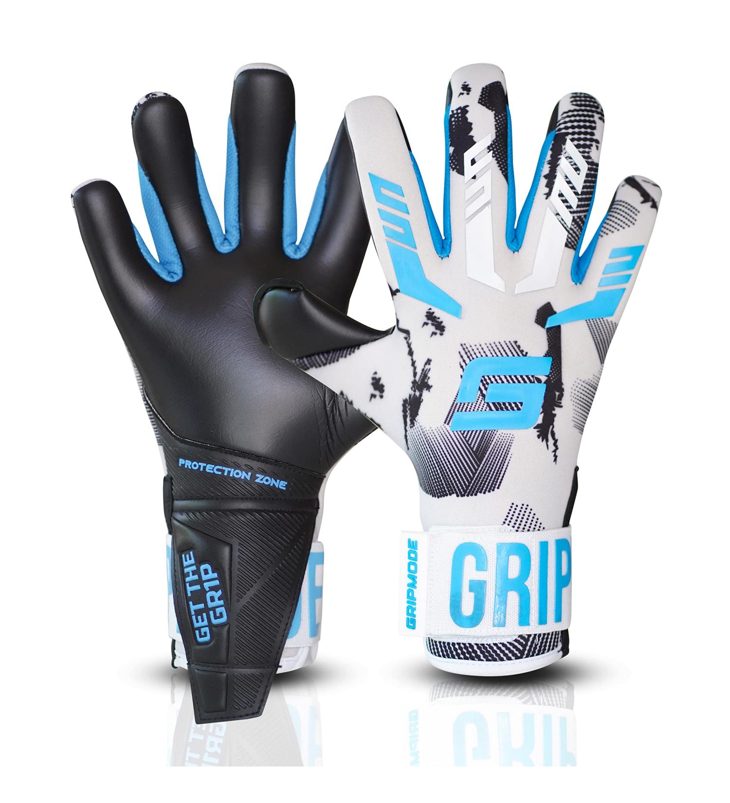 Buy Gripmode Bandit Hybrid Goalkeeper Gloves - Weather-Resistant GripTec Latex | Sizes 7-11 for Kids Teens & Adults - Buy Online on GoSupps.com