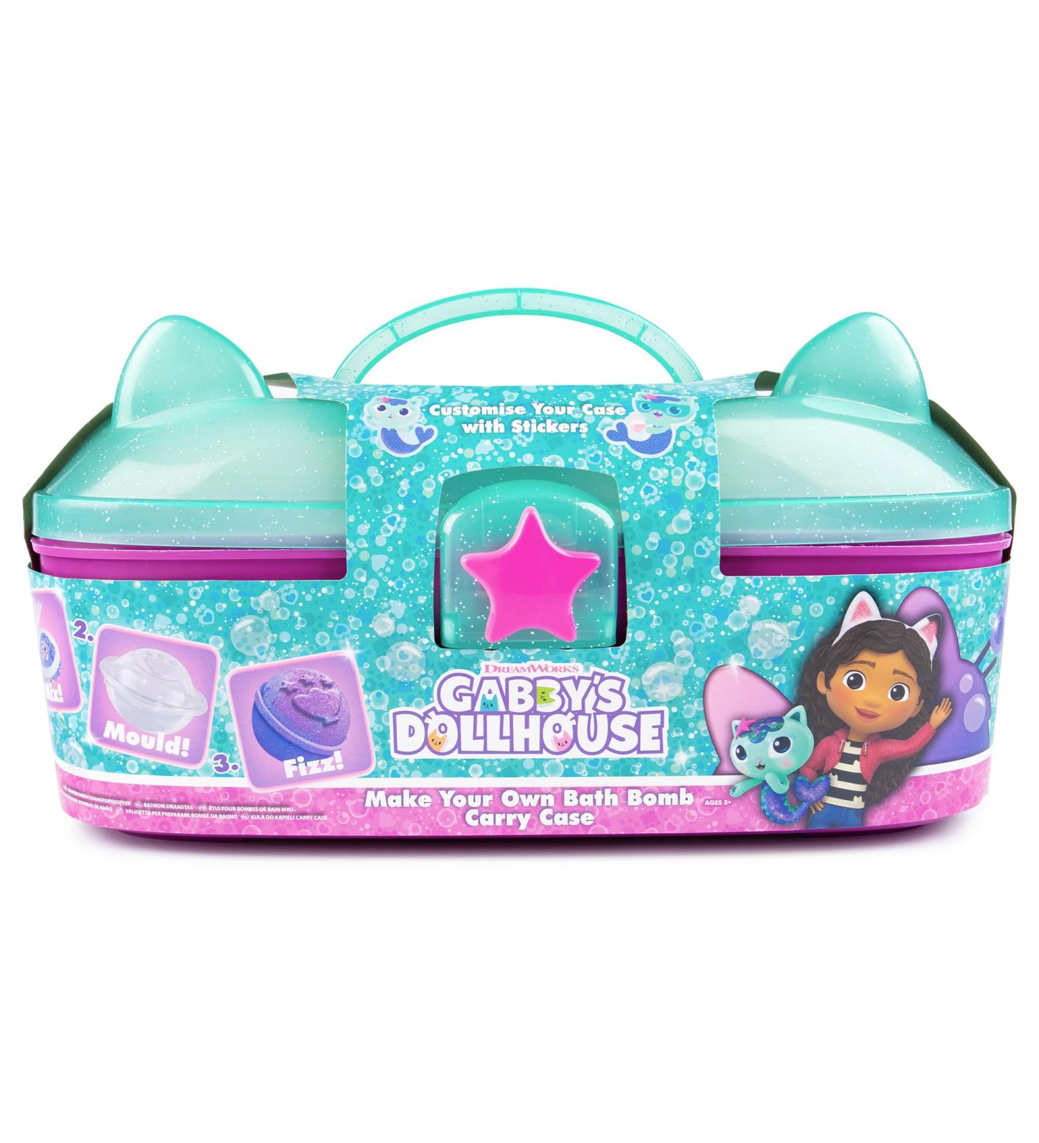 abeec Gabby's Dollhouse Bath Bomb Making Kit - Bath Bombs for Kids Activity Set - Make Your Own Bath Bombs - Bath Bomb Set with A Gabbys Dollhouse Carry Case - Bath Bomb Making Kit for Kids - Buy Online on GoSupps.com