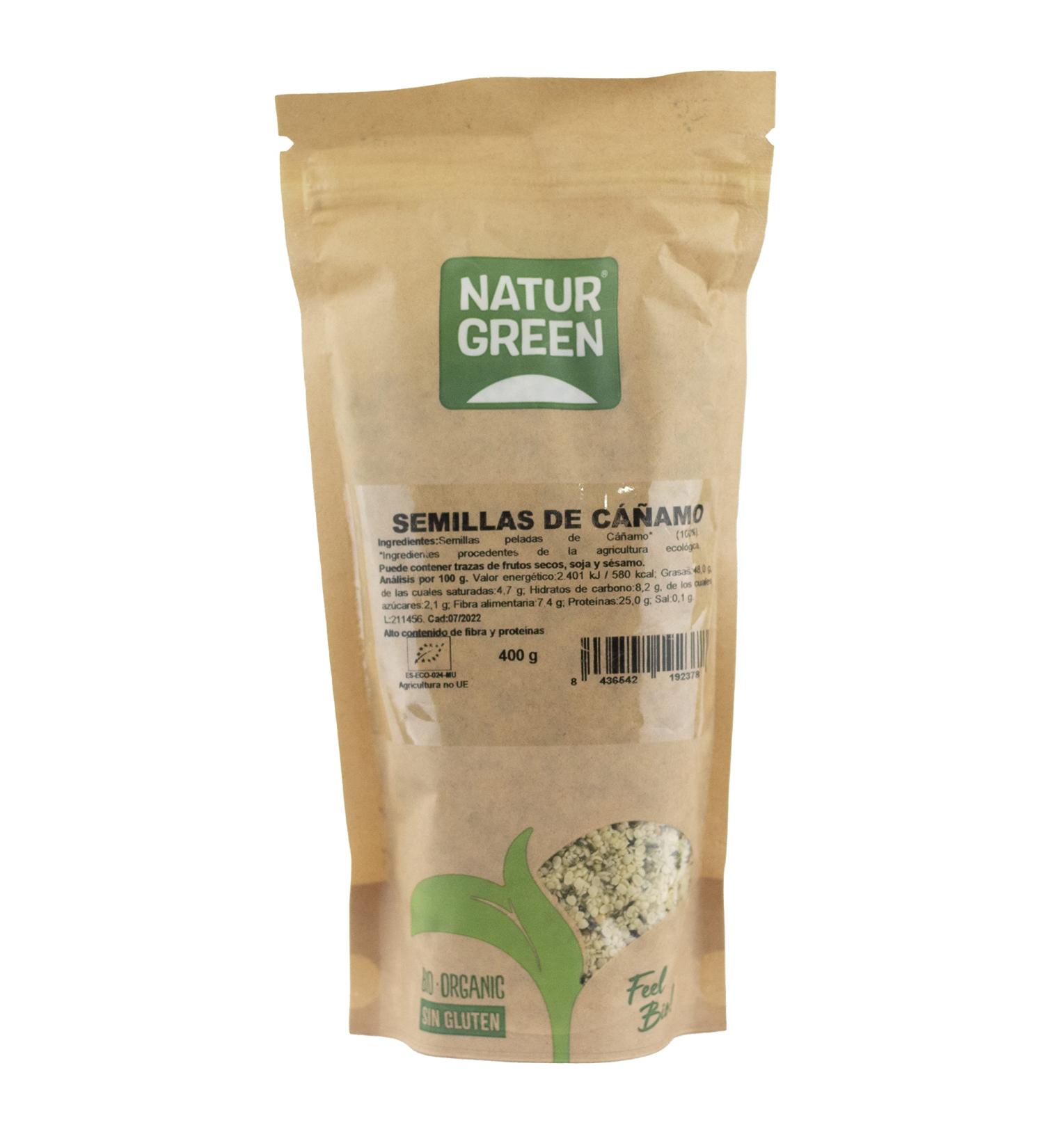 NaturGreen Graines de Chanvre 400g (Organic) - Buy Online on GoSupps.com