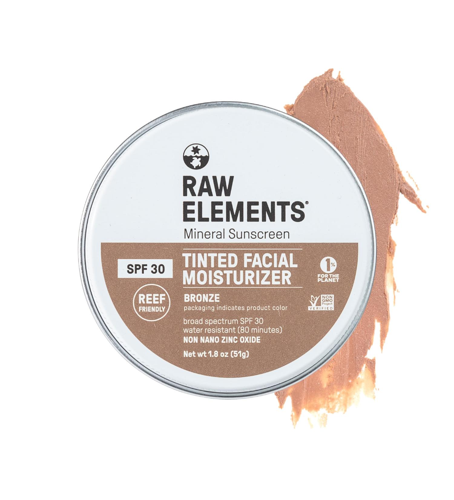 Raw Element Ultra-Moisturizing Tinted Face Cream Non Toxic Mineral Face Sunscreen Daily Tinted Moisturizer Non-Nano Zinc Oxide Reef Friendly All Ages SPF 30 1.8 oz Bronze Pack of 1 1.8 Ounce (Pack of 1) Bronze - Buy Online on GoSupps.com