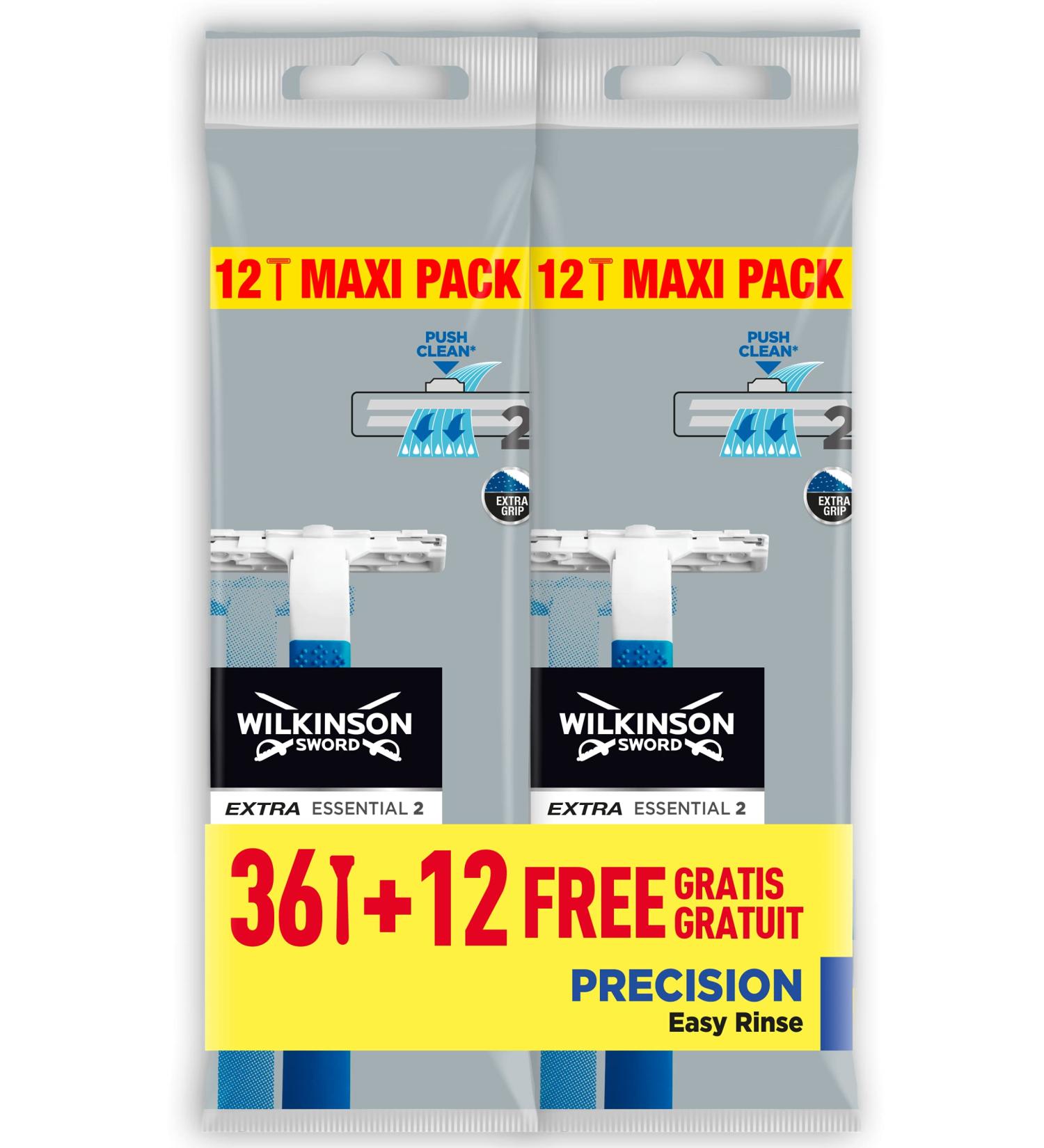 Buy Wilkinson Extra Precision 2 Disposable Razors - Pack of 48 | International Shipping Available - Buy Online on GoSupps.com