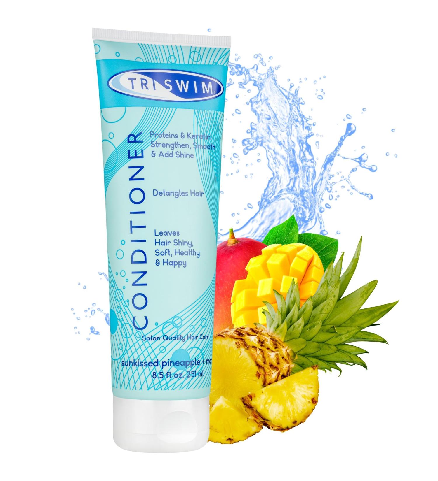 TRISWIM Conditioner 251ml - Chlorine Neutralizing Hair Treatment for Swimmers | Best eCommerce Shipping Worldwide - Buy Online on GoSupps.com