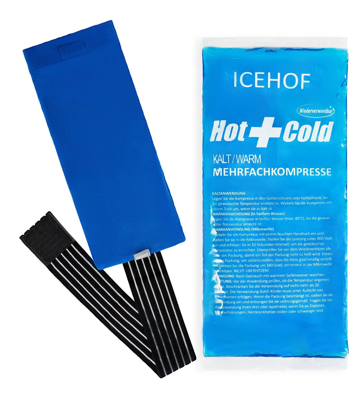 Buy IceHOF Cooling Pad with Fleece Shell - Soft Gel Cooling Pack for Long-Lasting Relief | International Shipping Available - Buy Online on GoSupps.com