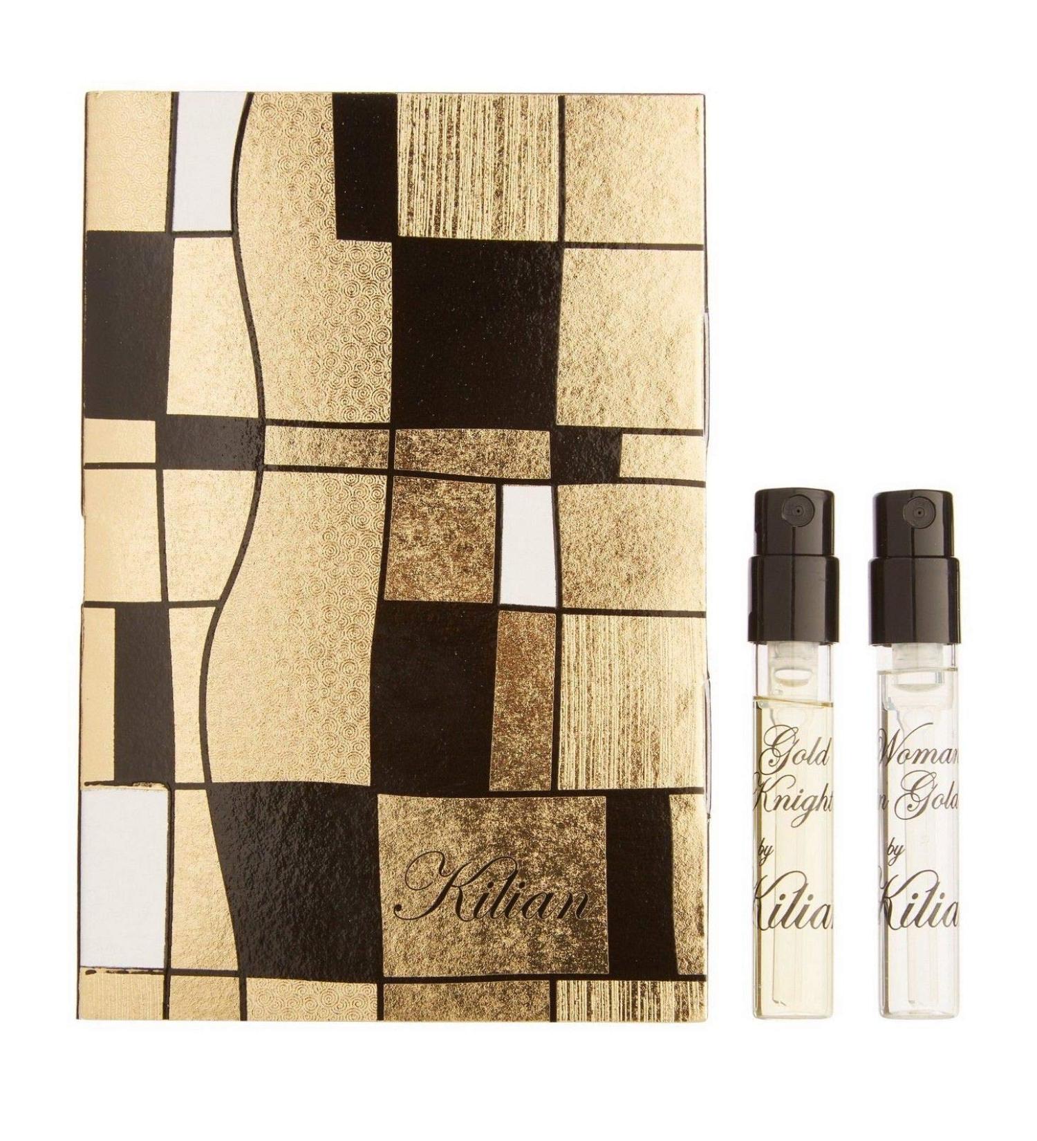 (2) Travel Size Kilian Eau de Parfum Samples - Woman in Gold + Gold Knight - 1.5 ml Each - Buy Online on GoSupps.com