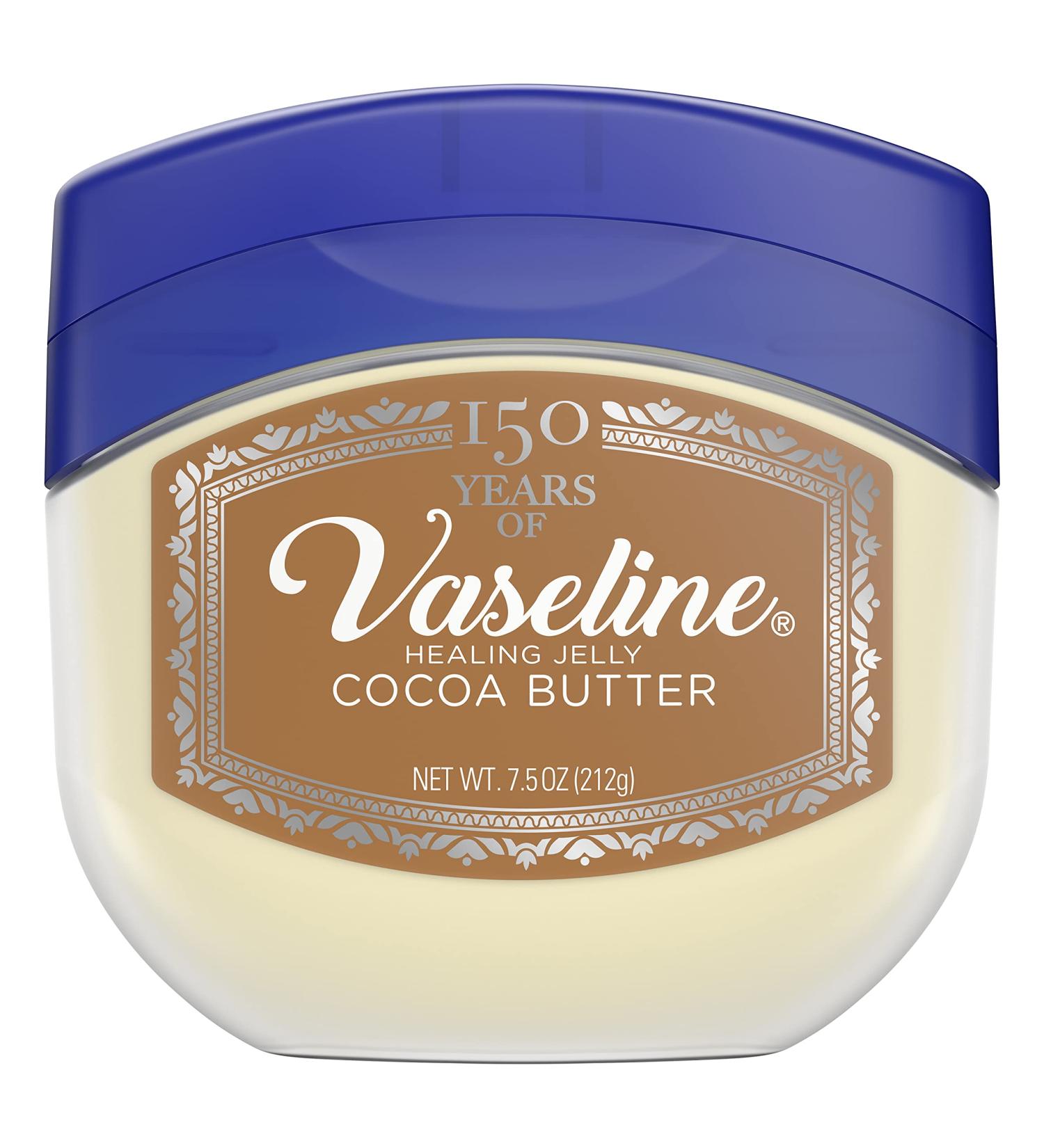 Vaseline Cocoa Butter Petroleum Jelly for Dry Cracked Skin 7.5 oz - Moisturizing Solution (Pack of 1) - Buy Online on GoSupps.com