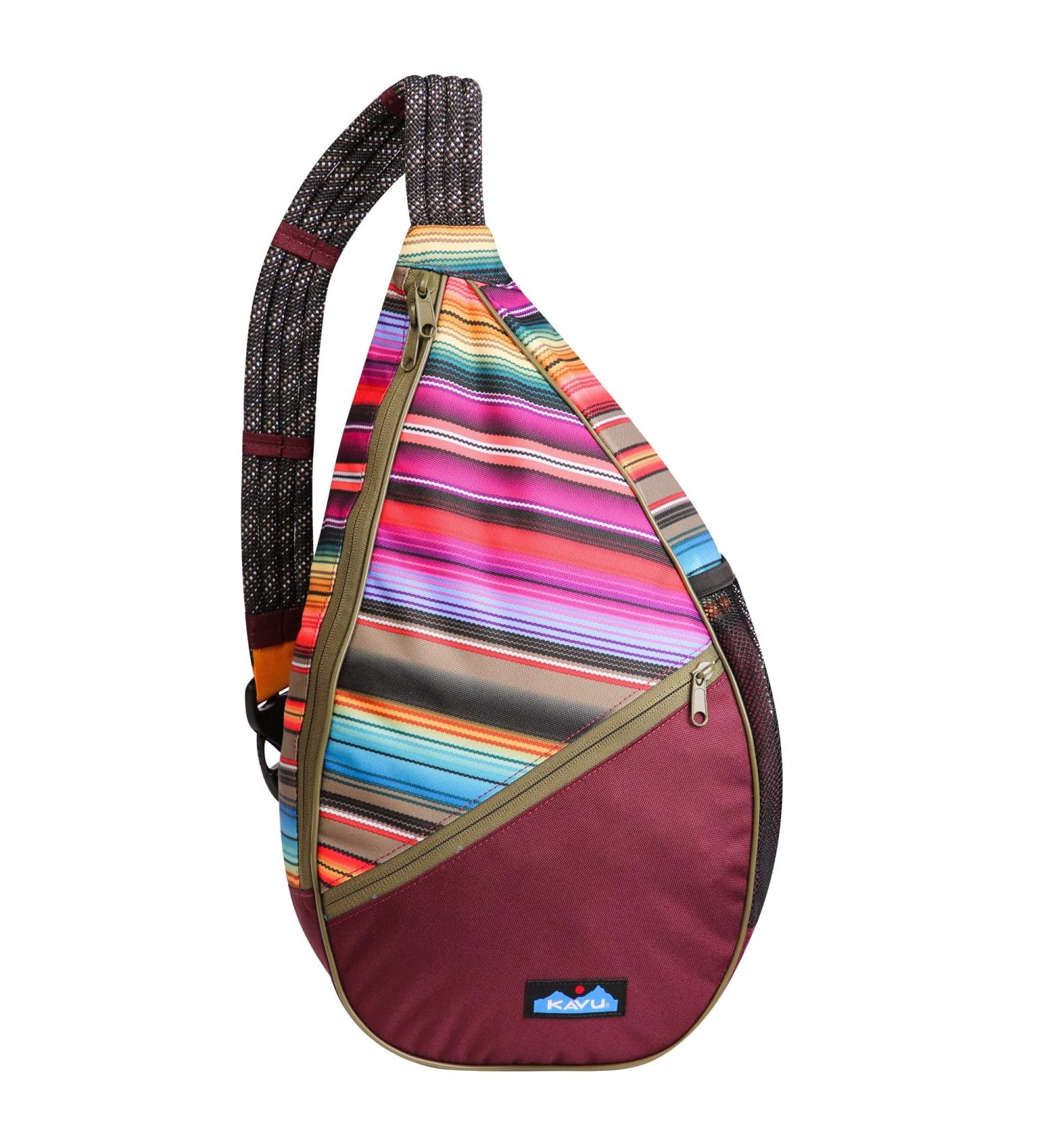 KAVU Paxton Pack Backpack Rope Sling Bag - Coastline Blanket Coastline Blanket One Size - Buy Online on GoSupps.com