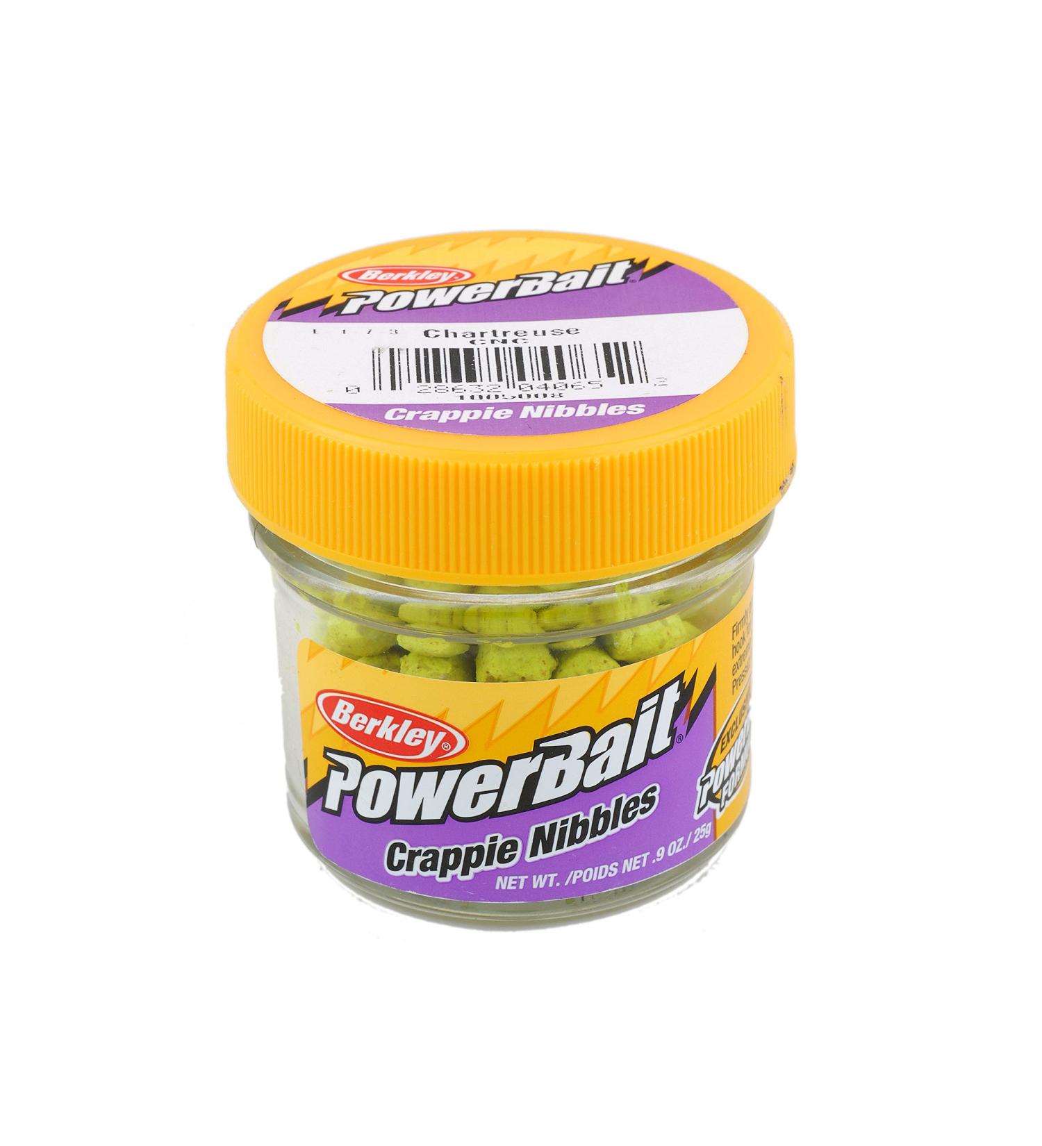 Chartreuse Berkley Powerbait Crappie Nibbles - Powerful Attractant for Crappie Fishing - Buy Online on GoSupps.com