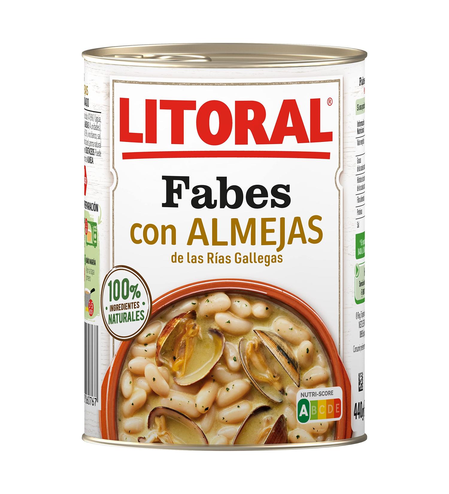 Litoral Beans and Clam Stew - 440g | Delicious Seafood Delight - Buy Online on GoSupps.com