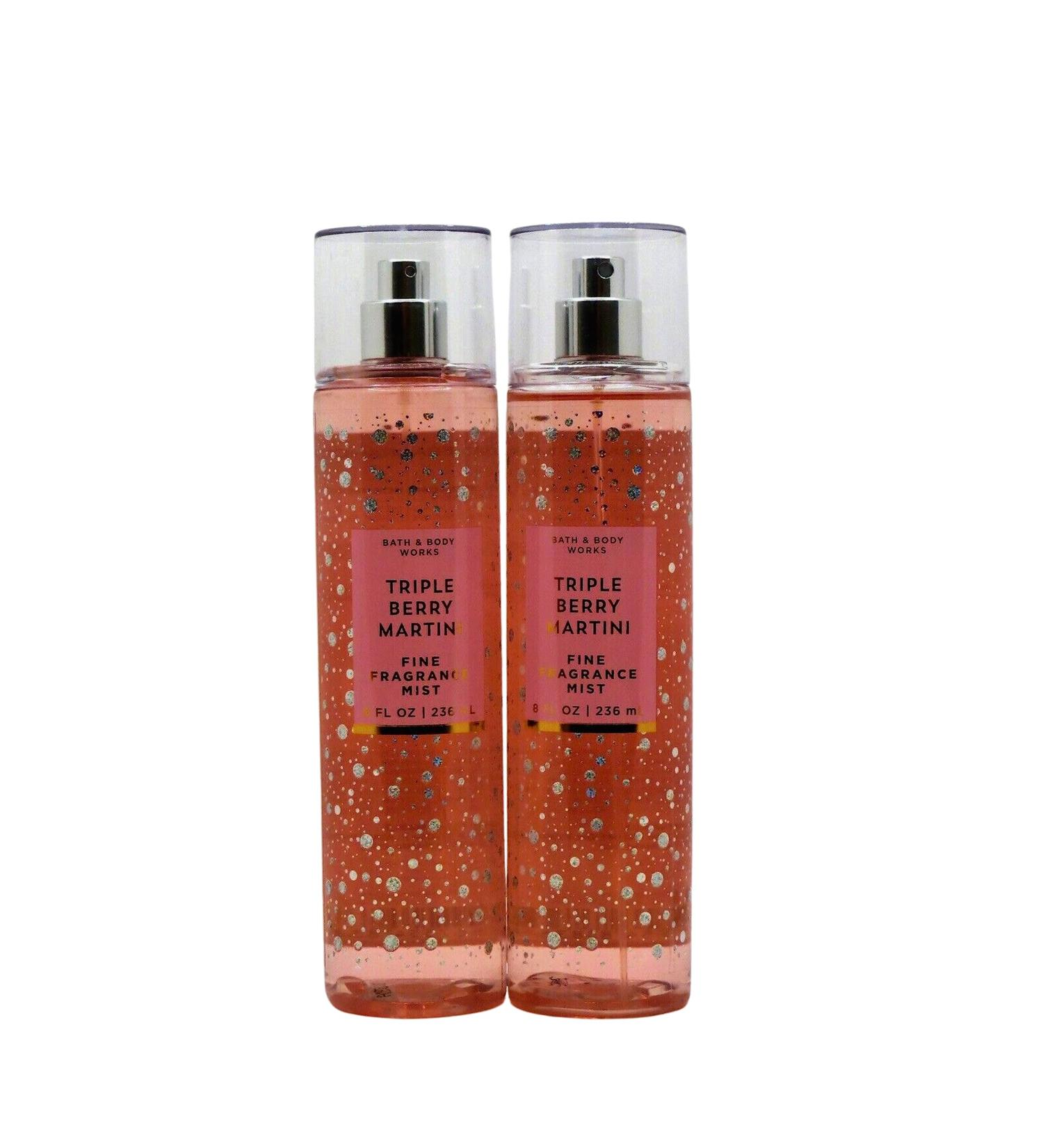 Bath & Body Works Fragrance Mist 2-Pack 8oz Each (Triple Berry Martini)