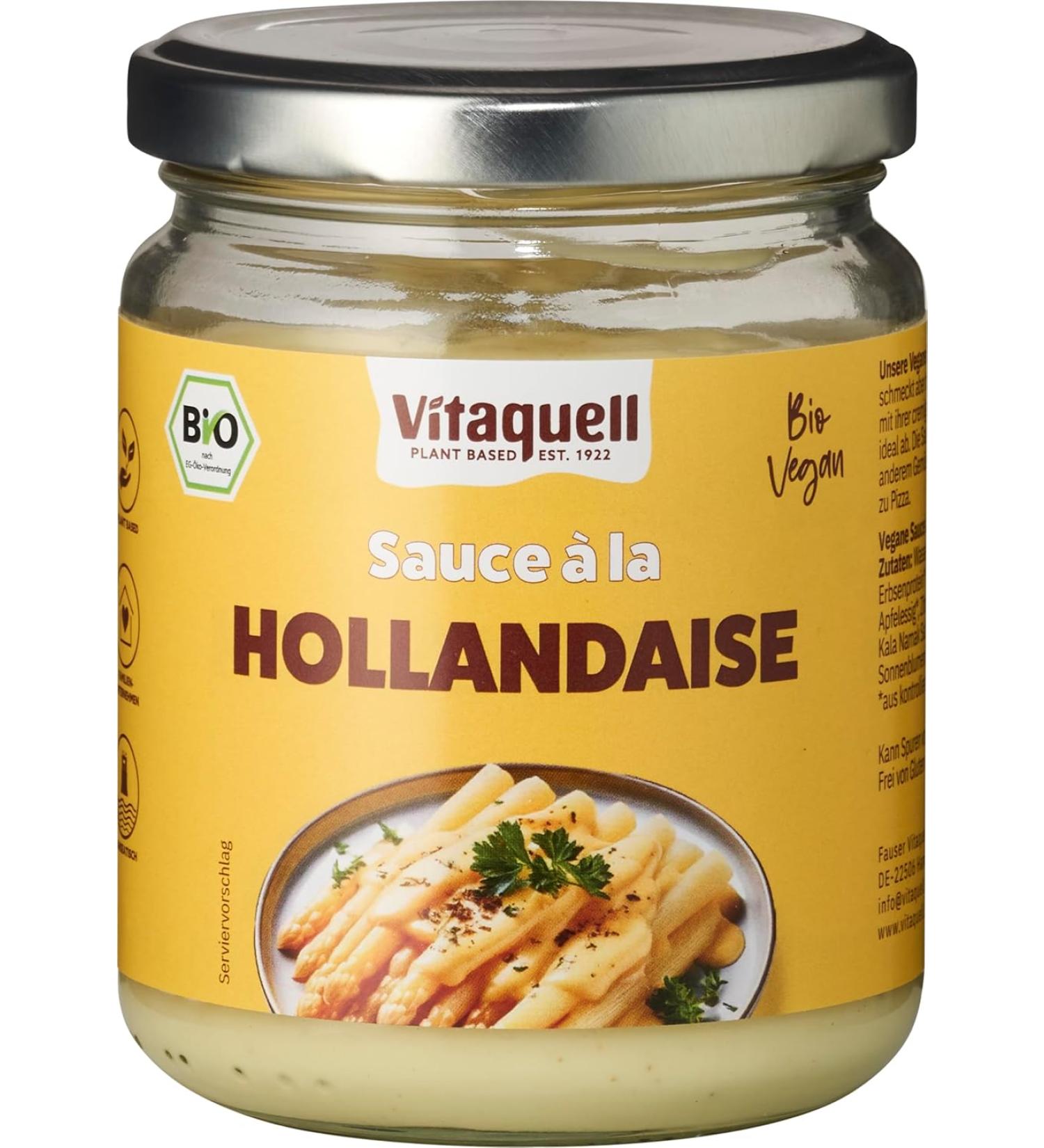 Vitaquell Vegan Hollandaise Sauce Organic - 250 ml | Buy Online for International Shipping - Buy Online on GoSupps.com
