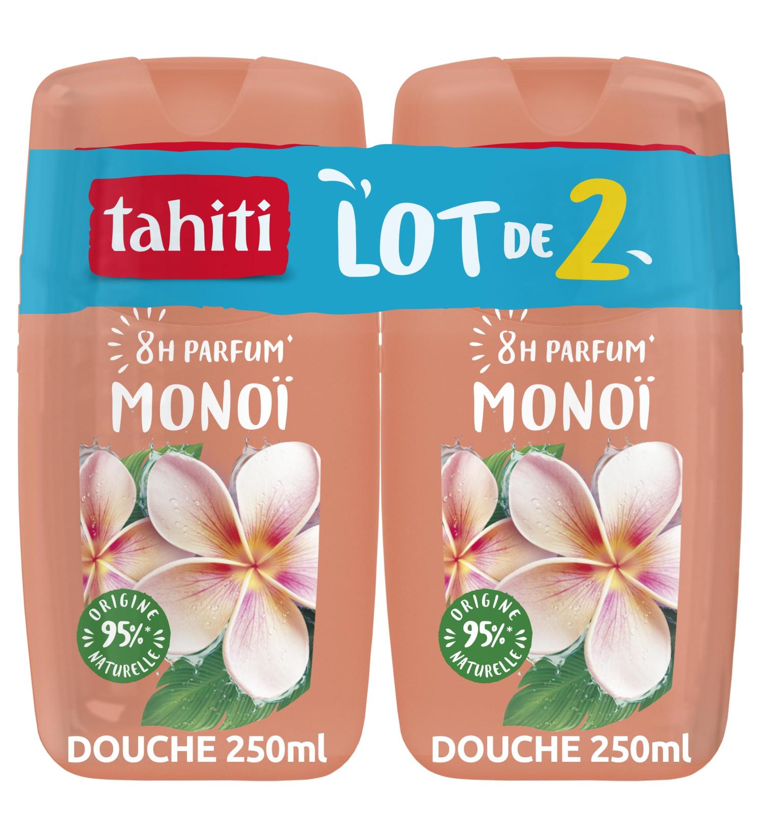  TAHITI TAHITI - Mono Shower Gel 8h Fragrance - 250 ml x2 - Buy Online on GoSupps.com