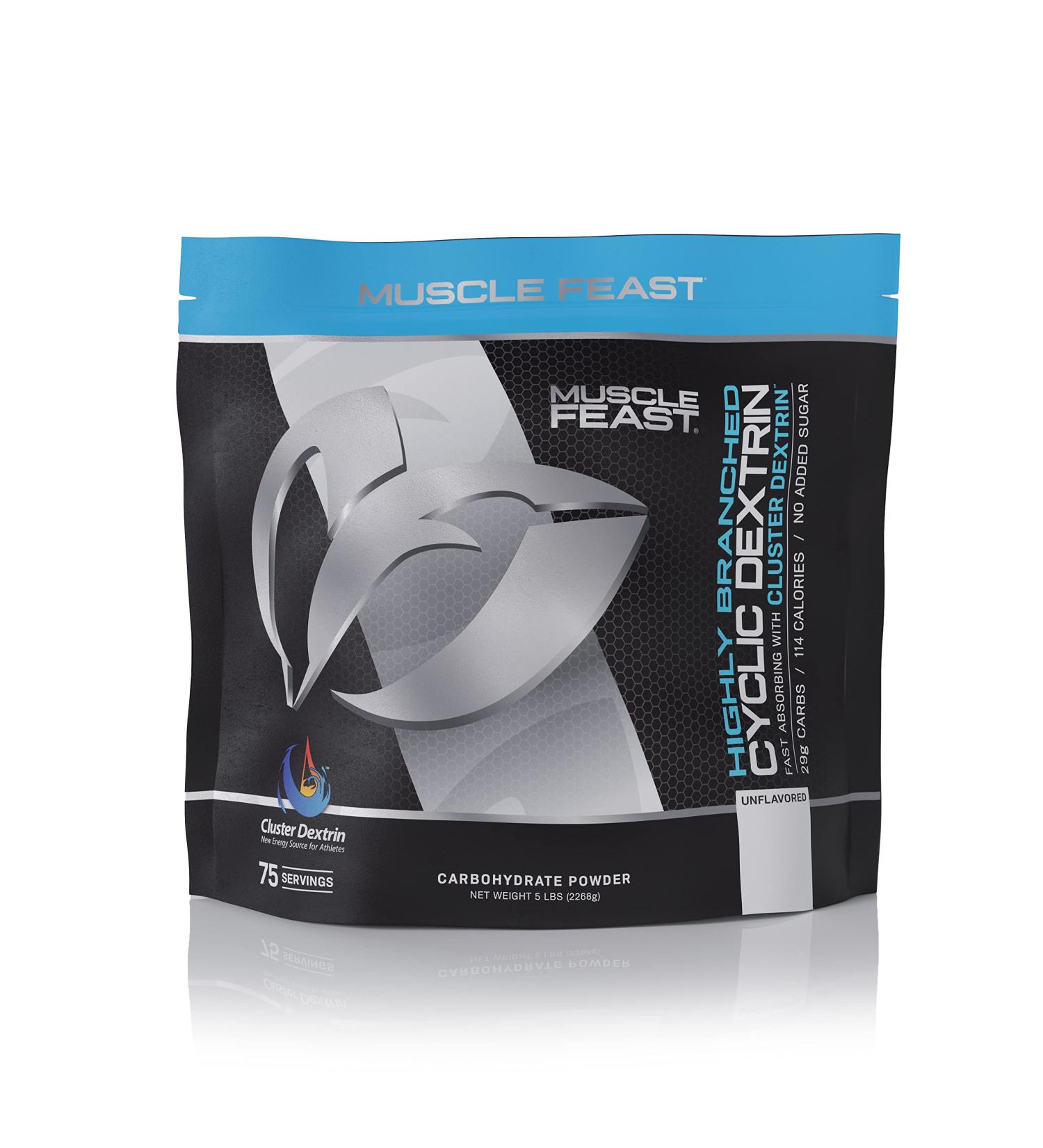 Muscle Feast Highly Branched Cyclic Dextrin 5lbs - Premium Pre & Post-Workout Supplement - Buy Online on GoSupps.com