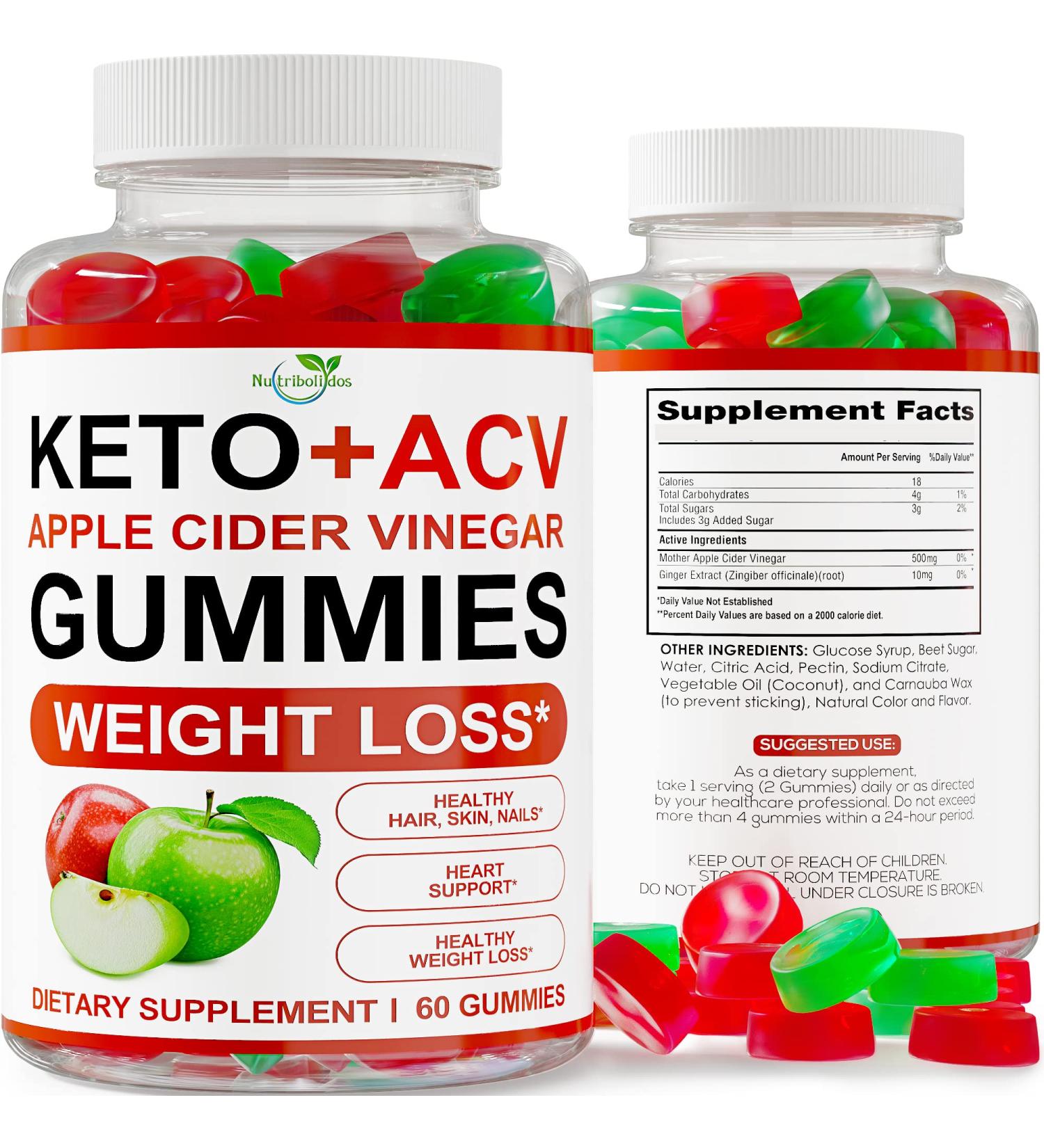 Keto ACV Gummies for Weight Management - Super Slim Keto Blast - Apple Cider Vinegar Gummies - Buy Online on GoSupps.com