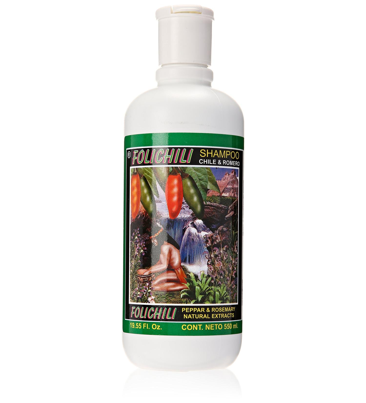 Folichili Chile Y Romero Shampoo 550ml - Nourishing Hair Care for All Hair Types | International Shipping Available - Buy Online on GoSupps.com