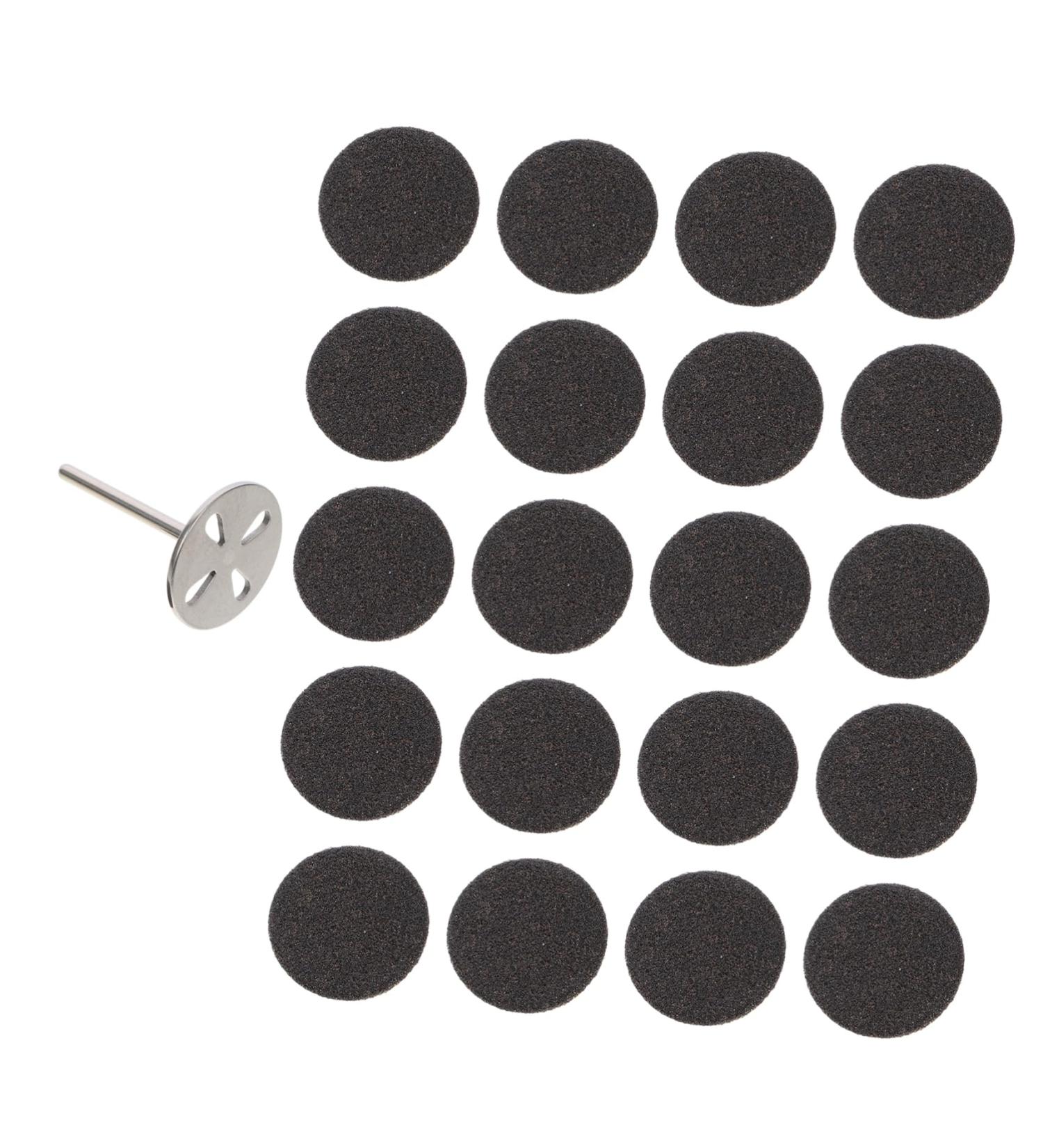 Beatifufu 1 Set Nail Polishing Sheets Pedicure Tools Pedicure Sanding Disc Nail Grinder Sanding Slices Manicure Sandpaper Disc Dead Skin Polishing Slices Dead Skin Removing Tools - Buy Online on GoSupps.com