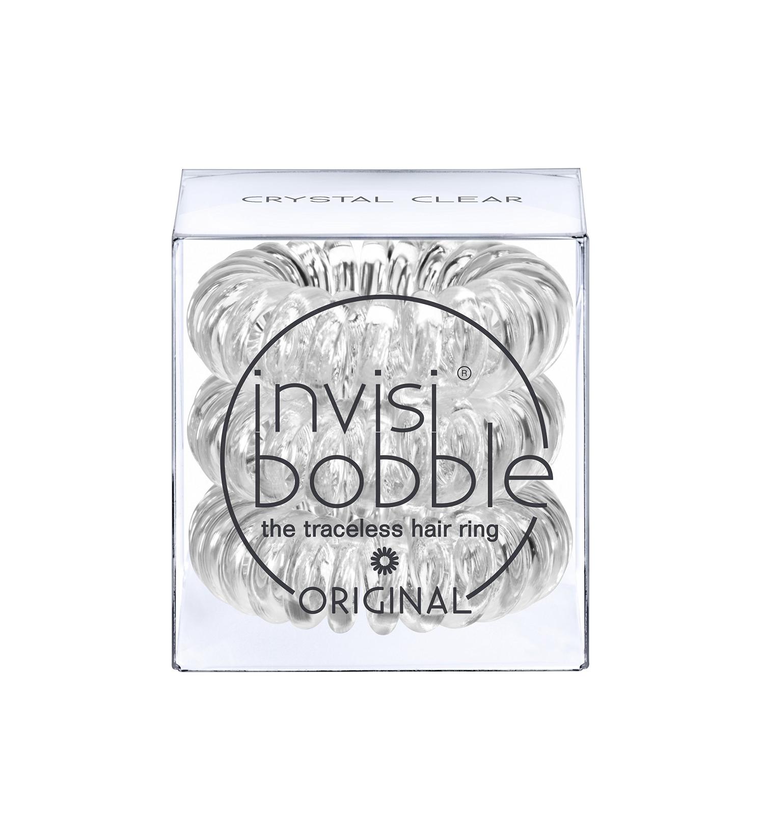 Invisibobble Original hair ties crystal clear 1 pack (1x 3 pieces)