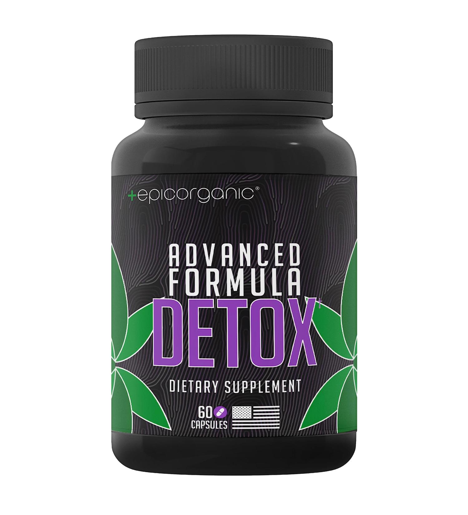 Epic Organic 10 Day Detox | Liver & Body Cleanse for Men & Women | Natural Detox Support | Made in USA | 60 Capsules - Buy Online on GoSupps.com