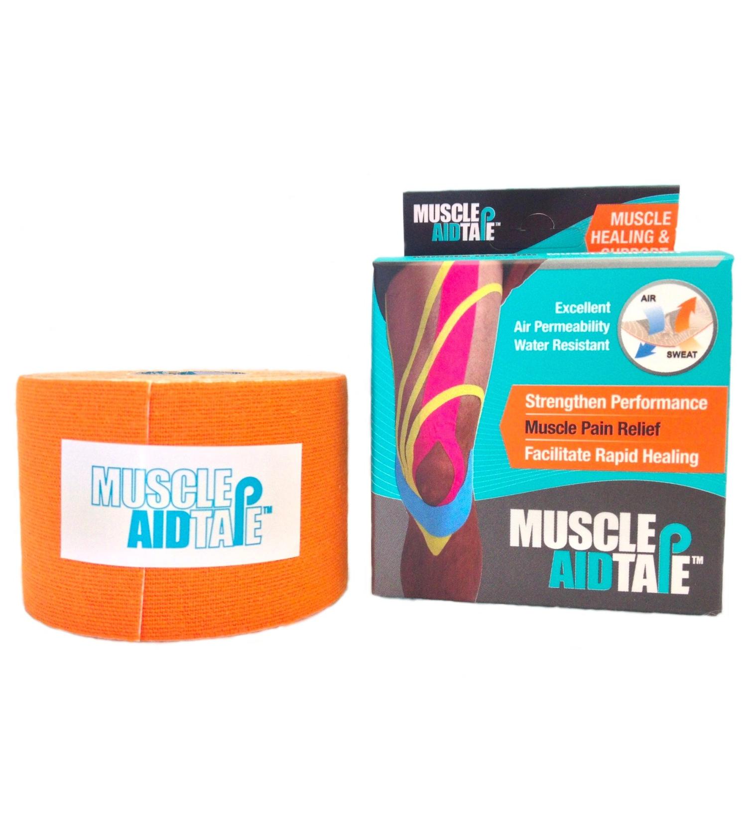 Buy Orange Kinesiology Tape Online | Best Support & Pain Relief | Worldwide Shipping - Buy Online on GoSupps.com