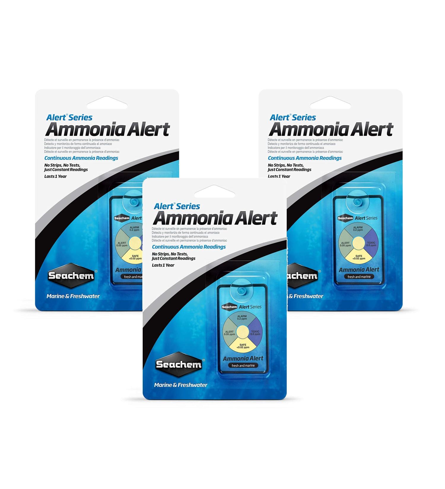 Seachem Ammonia Alert 1 Year Monitor (3 Pack)