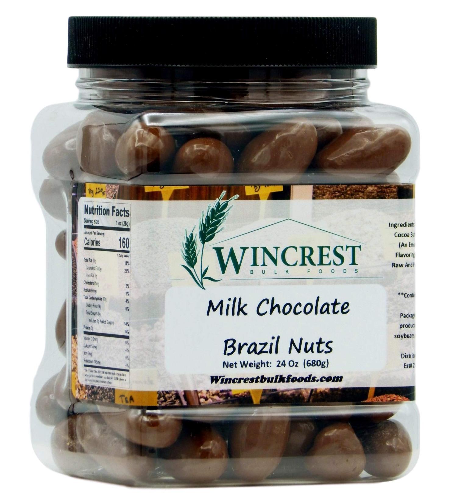 Milk Chocolate Brazil Nuts - Delicious 1.5 lb Tub | Buy Online Now - Buy Online on GoSupps.com