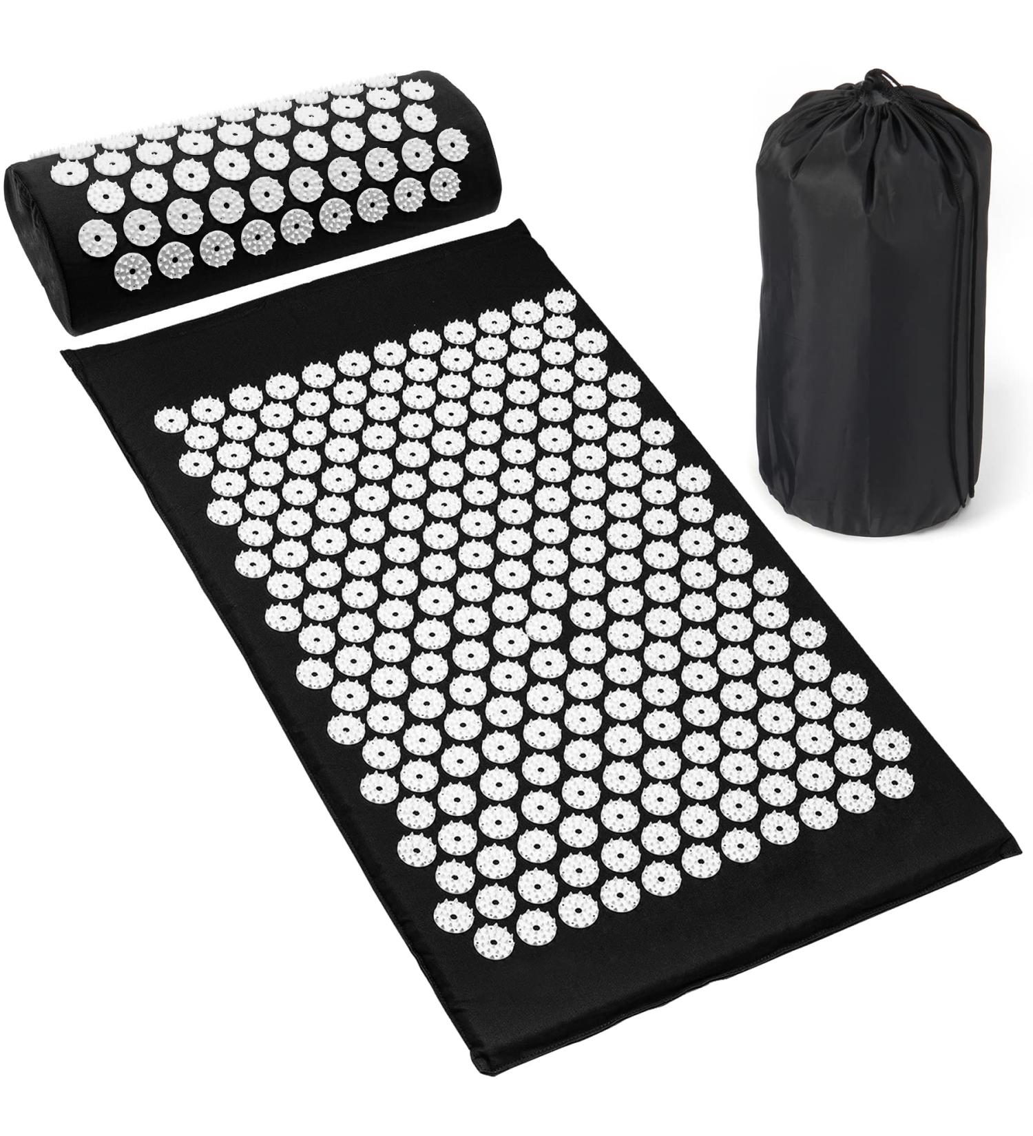 Retoo Acupressure Set - Neck & Back Pain Relief Pillows | Acupressure Pad for Headaches | Ideal Massage Mat for Men & Women - Buy Online on GoSupps.com
