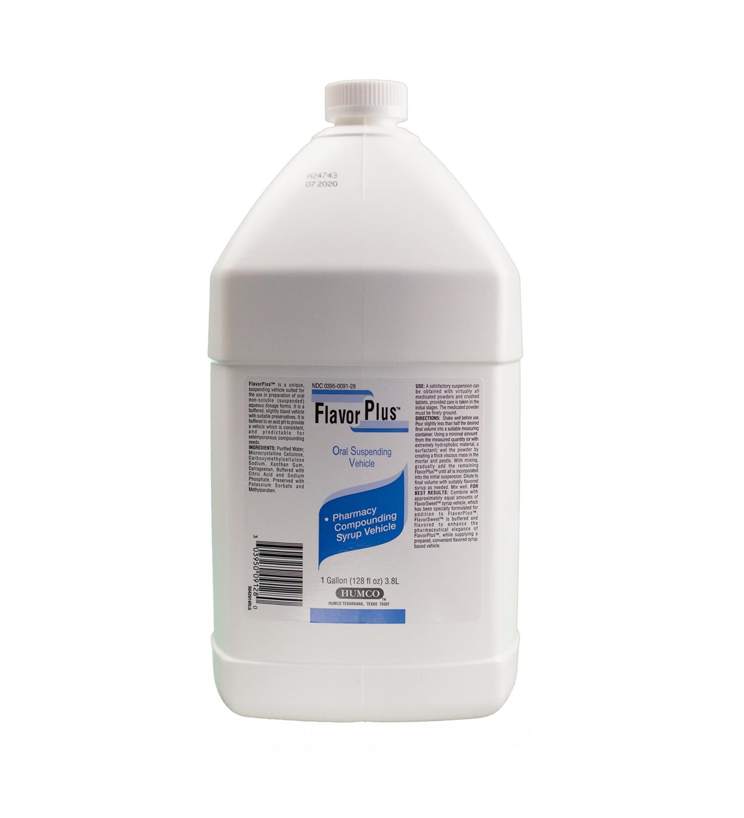 Humco 9128001 Flavor Plus 1 gal. Compounding Delivery Agent. Compounding Prescriptions. Humco.