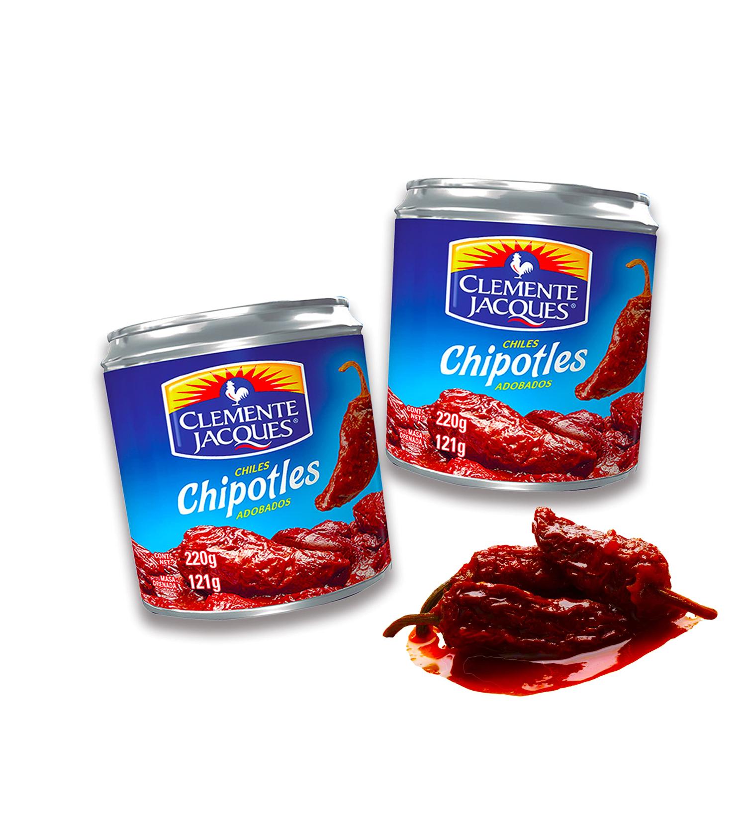 Chipotle Chili in Adobo Sauce - Clemente Jacques | Buy Pack of 2 (220g Each) | International Shipping Available - Buy Online on GoSupps.com