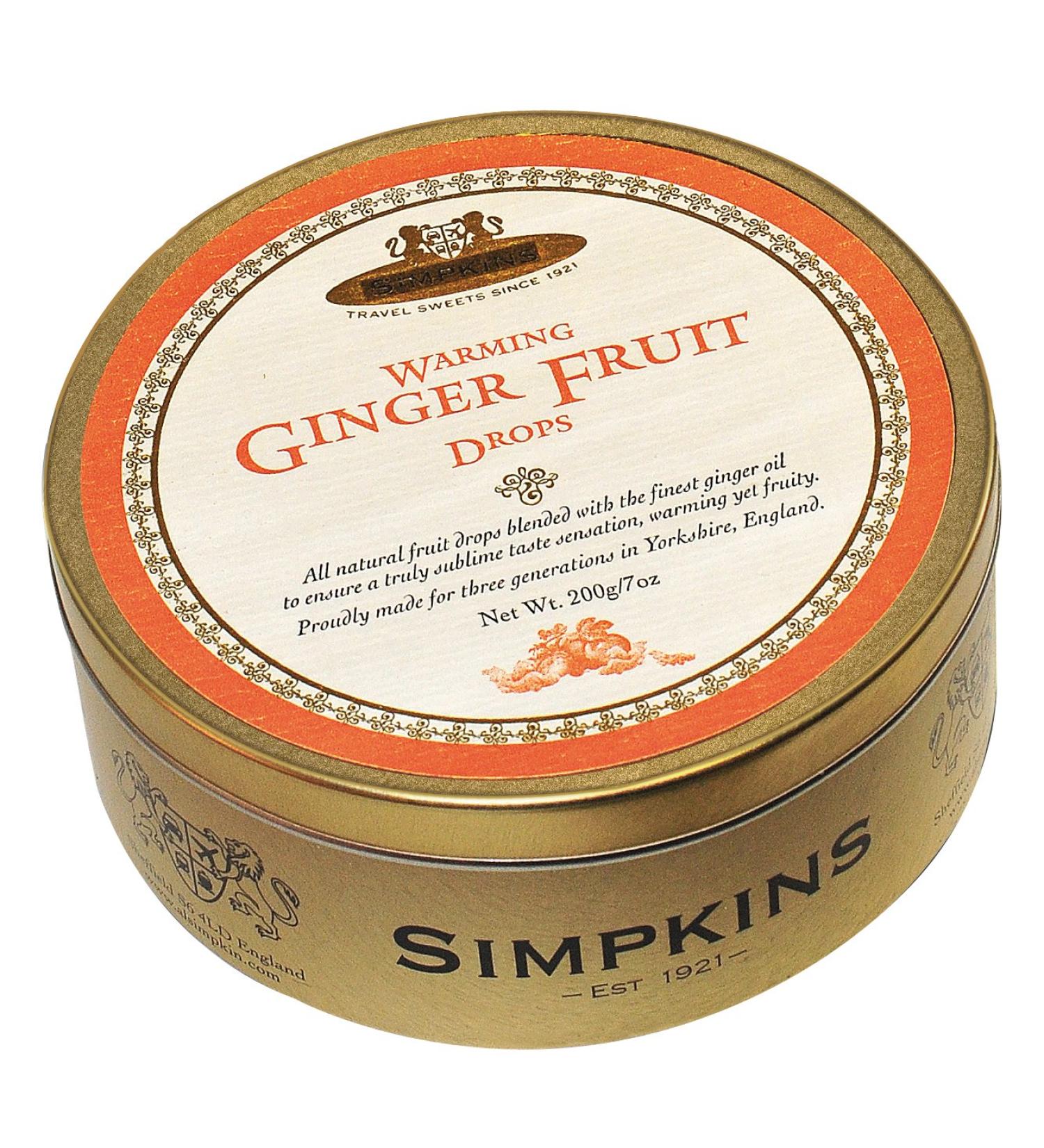 Simpkins Warming Ginger Fruit Drops 200 g (Pack of 6) - Buy Online on GoSupps.com