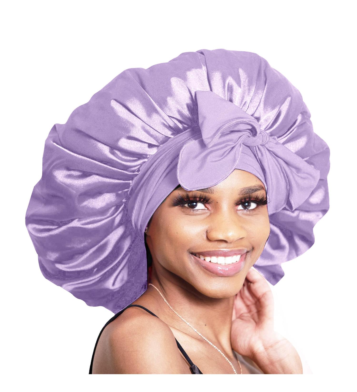 Bonnet Queen Satin Silk Sleep Cap - Adjustable Night Hair Care Protection for Curly Long Hair | Mr. Motorship - Buy Online on GoSupps.com