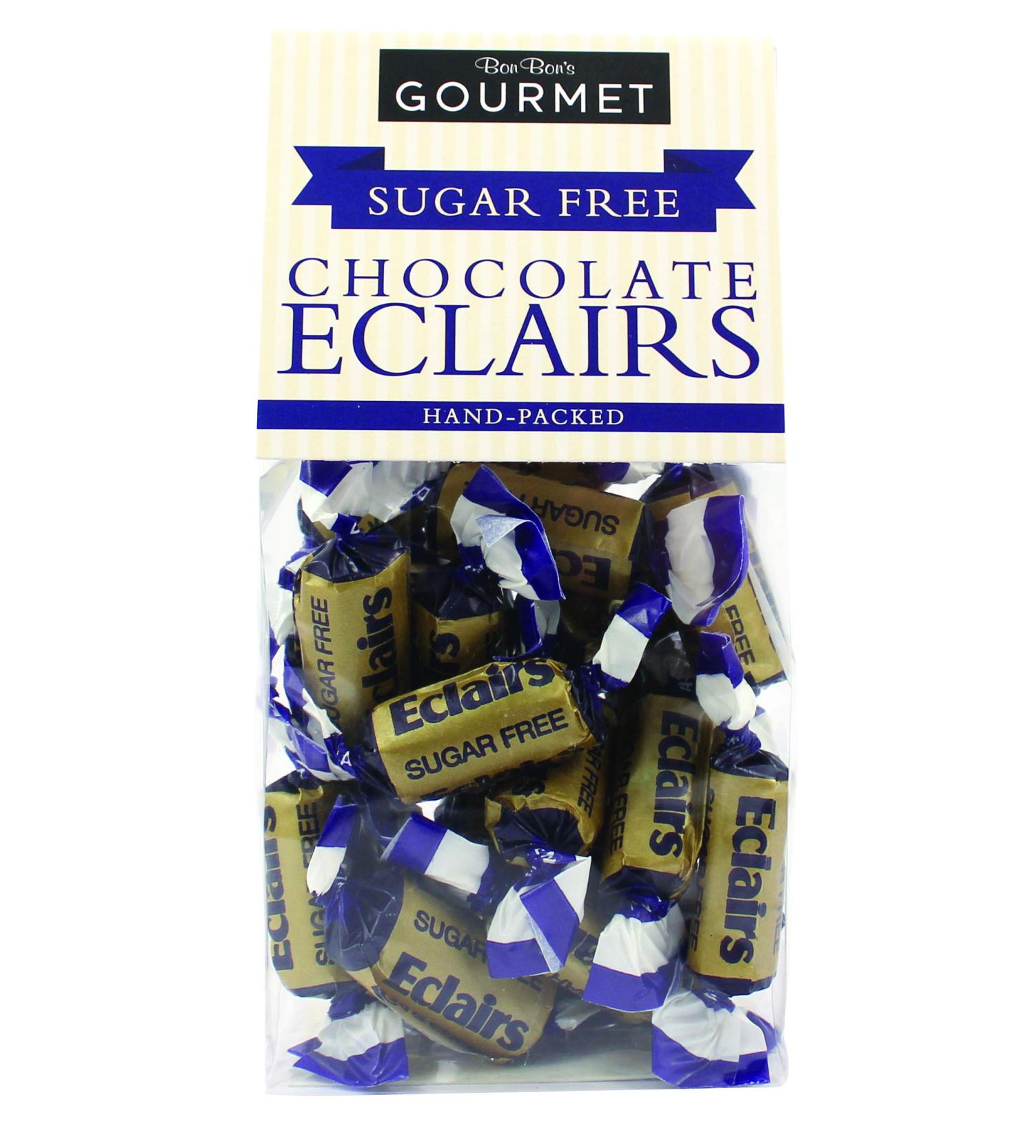 Bon Bons - Sugar Free Chocolate Eclairs 115 g Sugar Free Chocolate Eclairs 115g