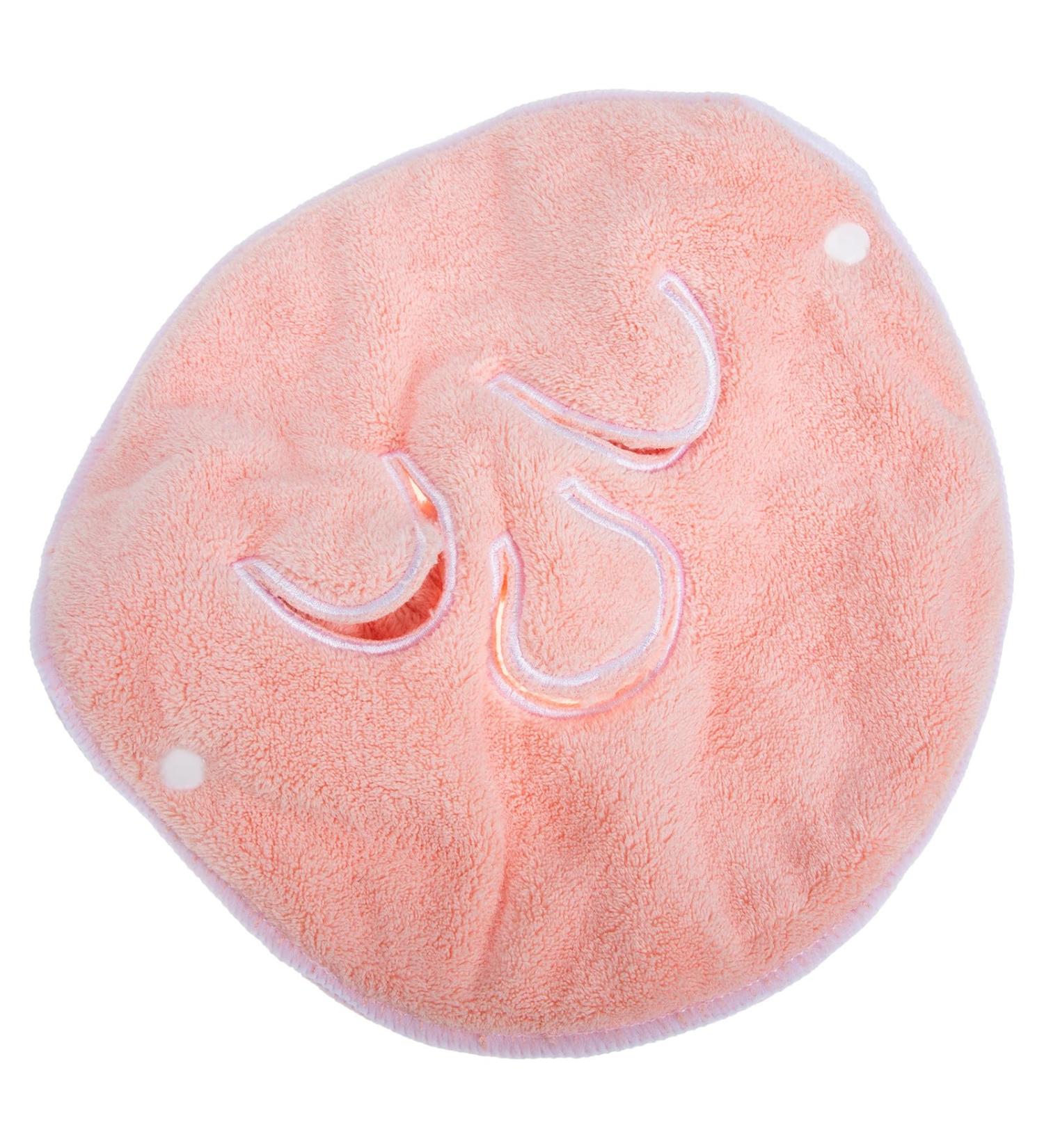 Ciieeo Serviette Masque Visage en Polaire Corail Sangle Amovible Trois Trous pour Soin du Visage et Relaxation Faciale R utilisable - Buy Online on GoSupps.com