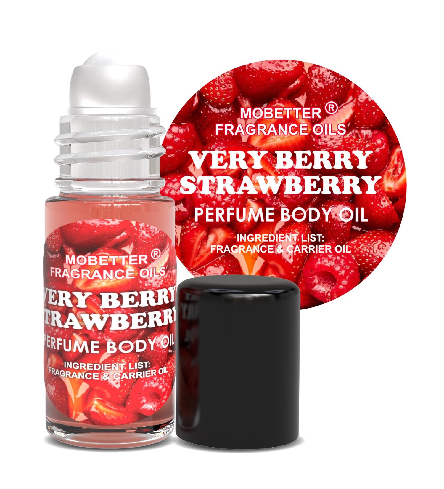 MOBETTER FRAGRANCE OILS Very Berry Strawberry 1 Oz Perfume Fragrance Body Oil for Women - Buy Online on GoSupps.com