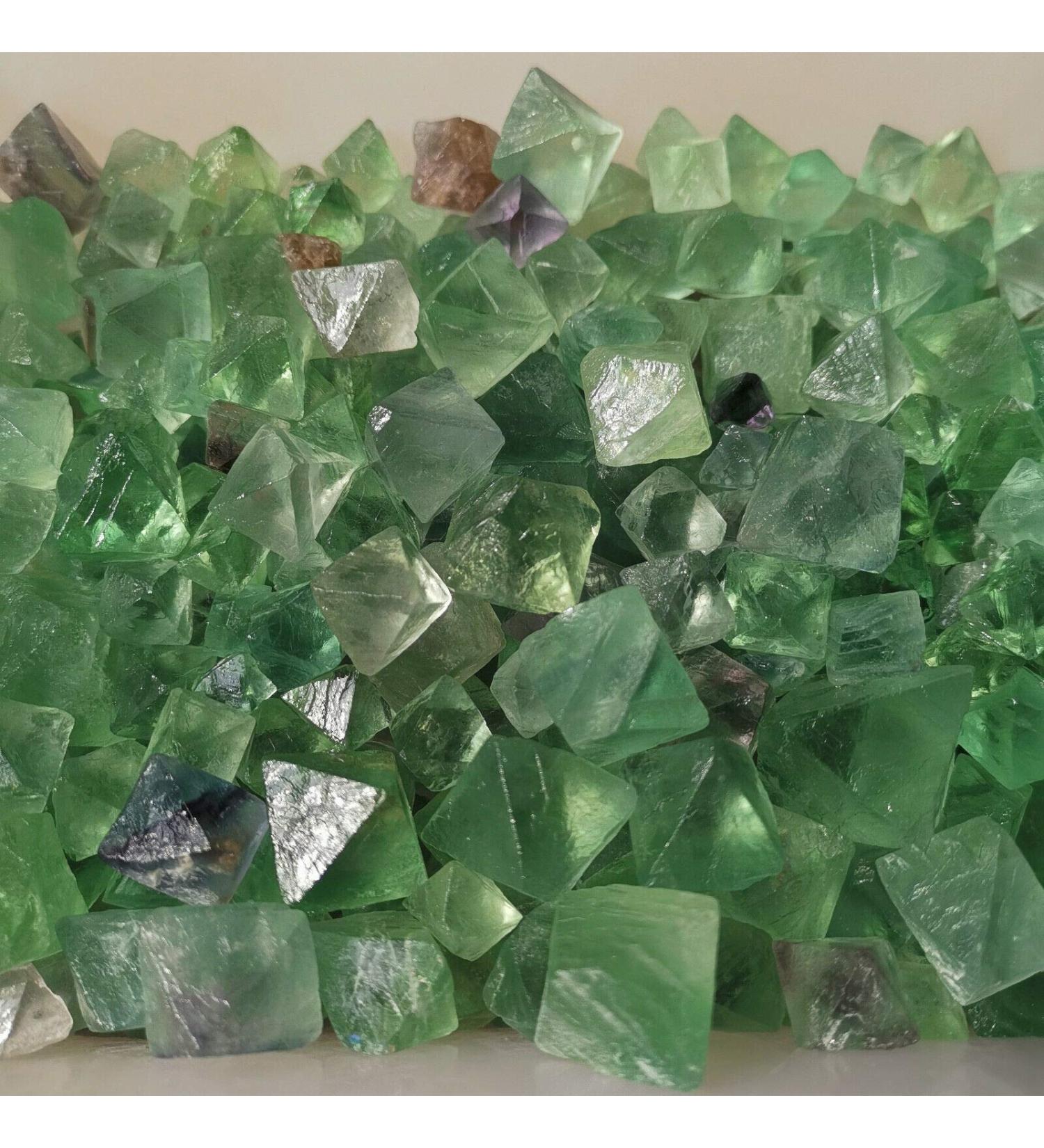 Natural Crystal Rough Home Decoration Natural Purple Fluorite Crystal Octahedrons Rock Specimen Stones (Size : 500g) - Buy Online on GoSupps.com