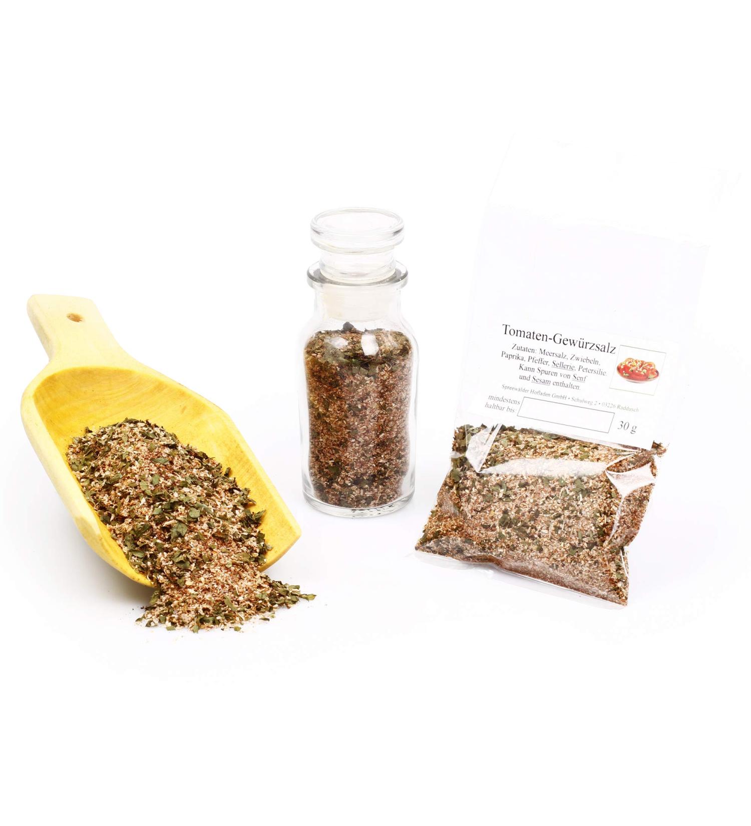  Feine W rze Tomato Spice Salt - Mediterranean Spice Blend - Tomato Salt - Herb Salt - Salad Seasoning - Gluten-Free - 30g - Buy Online on GoSupps.com