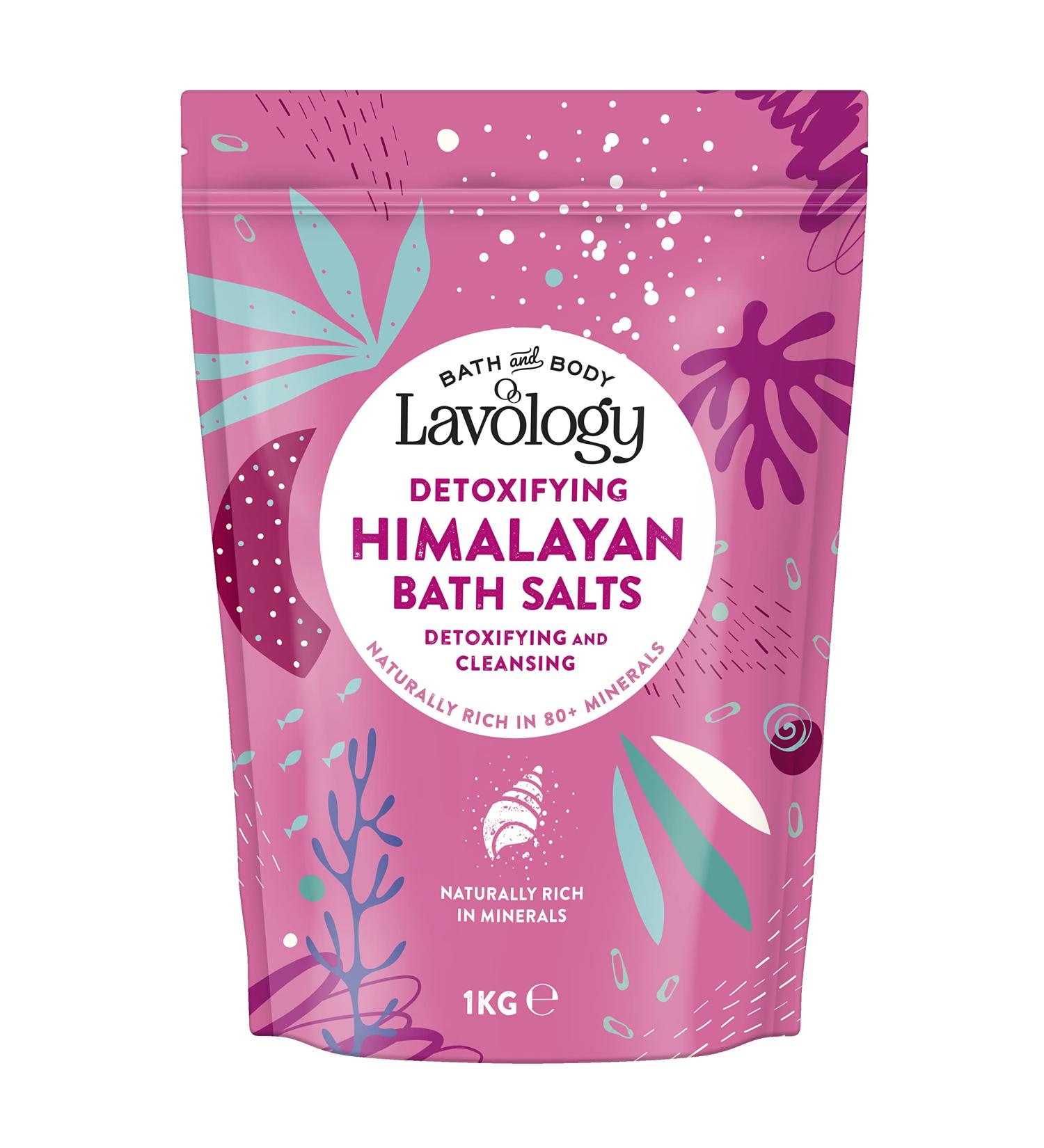 Lavology 1kg Himalayan Bath Salts - All Natural Detoxifying Blend - Purify and Cleanse Skin - Pack of 1 - Buy Online on GoSupps.com
