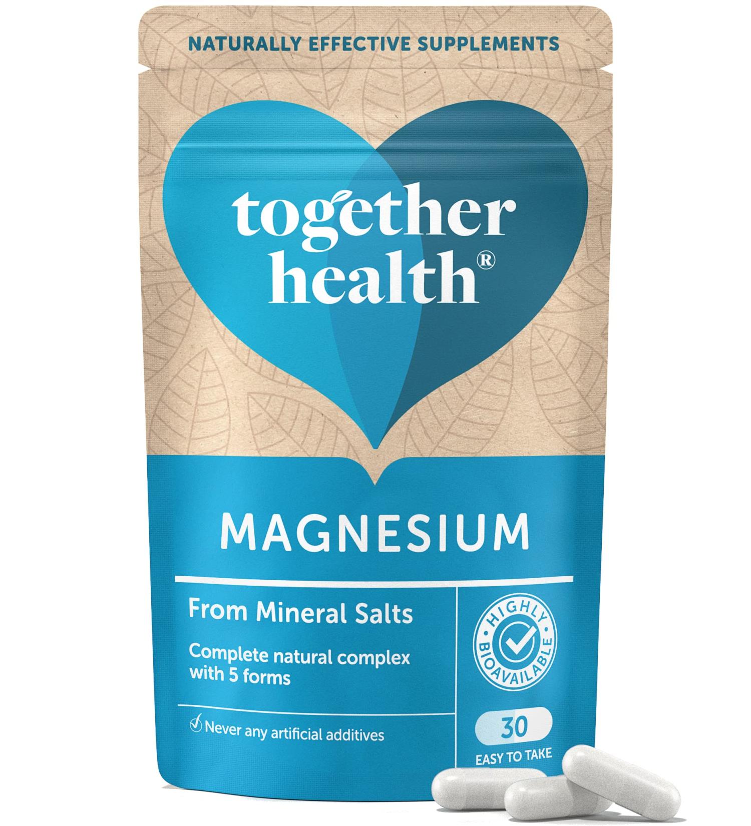 Marine Magnesium Capsules - Together Health - 30 Capsules - Buy Online on GoSupps.com