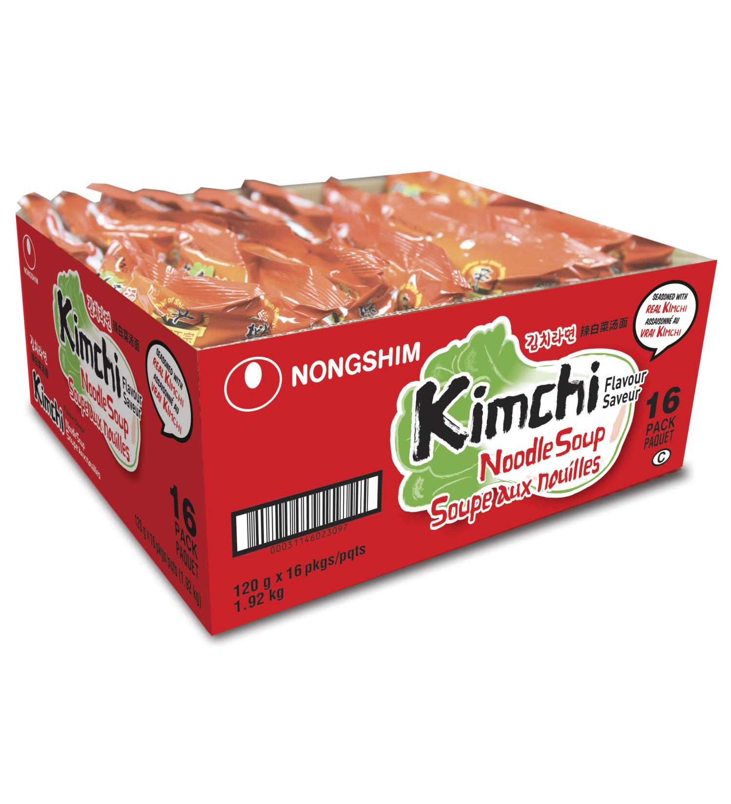 Nongshim NS02309 Kimchi Ramyun 1.92-Kilogram - Buy Online on GoSupps.com
