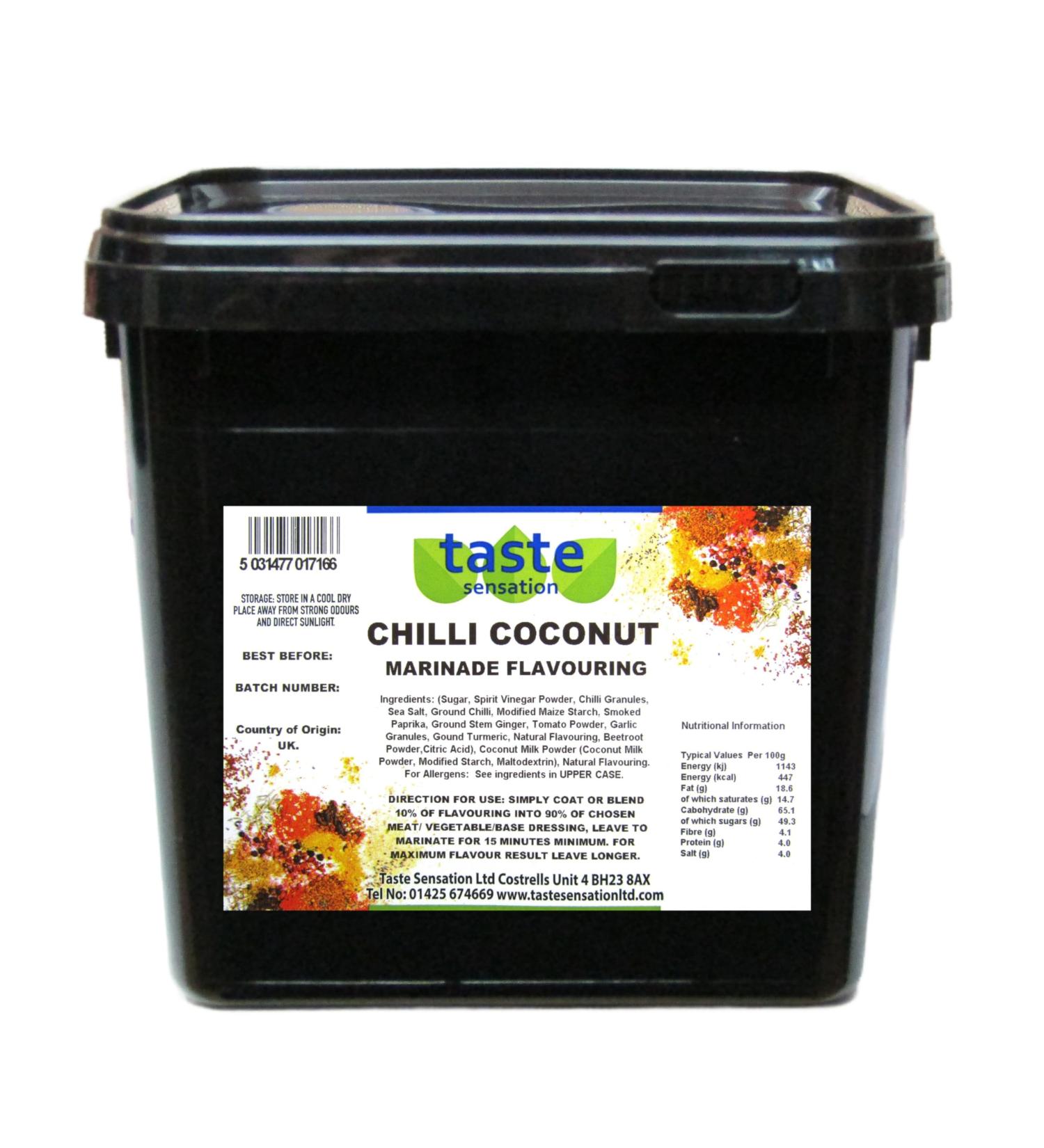 Chilli Coconut Marinade Flavouring - 2.5kg Catering Tub - Buy Online on GoSupps.com