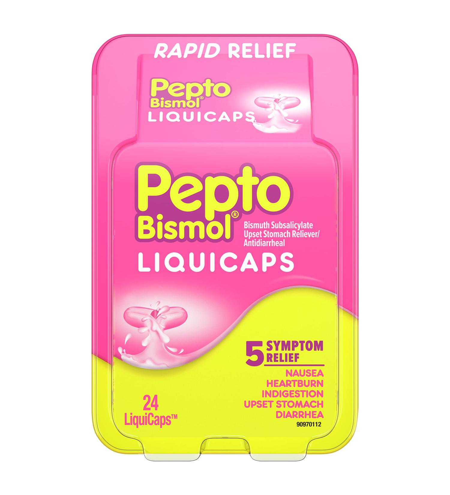 Pepto Diarrhea Antidiarrheal Liquicaps - 24 ct