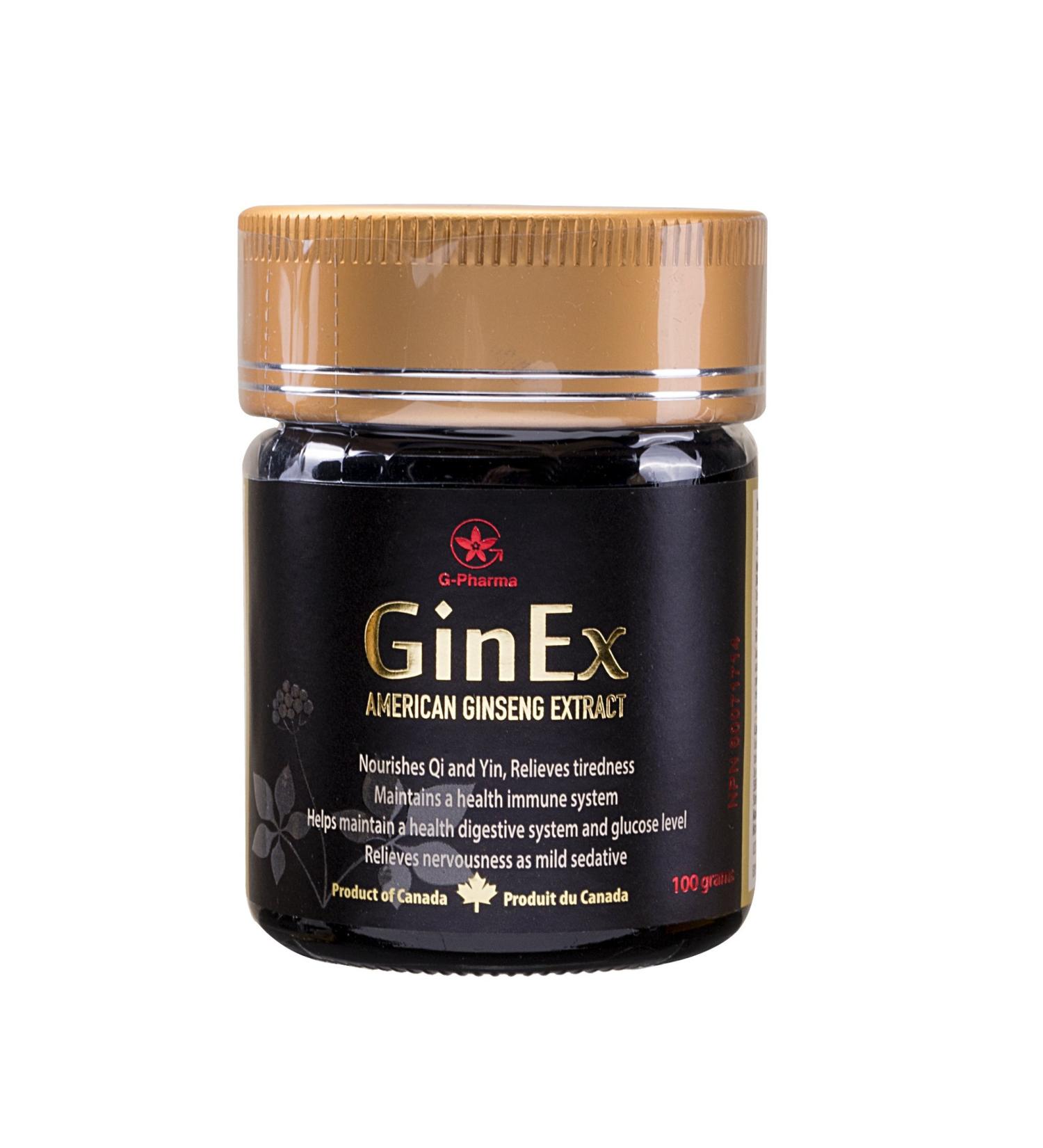 Red Ginseng Extract American Ginseng Extract GinEx 100 grams. Extra Strength High Potency - Buy Online on GoSupps.com